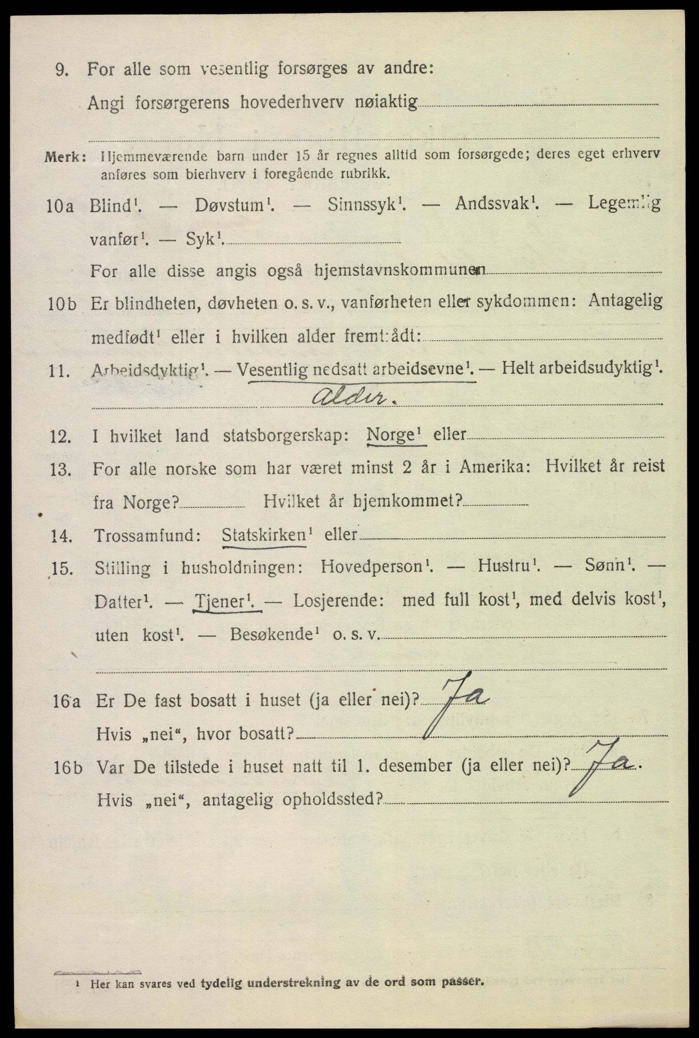 SAH, 1920 census for Stor-Elvdal, 1920, p. 3399