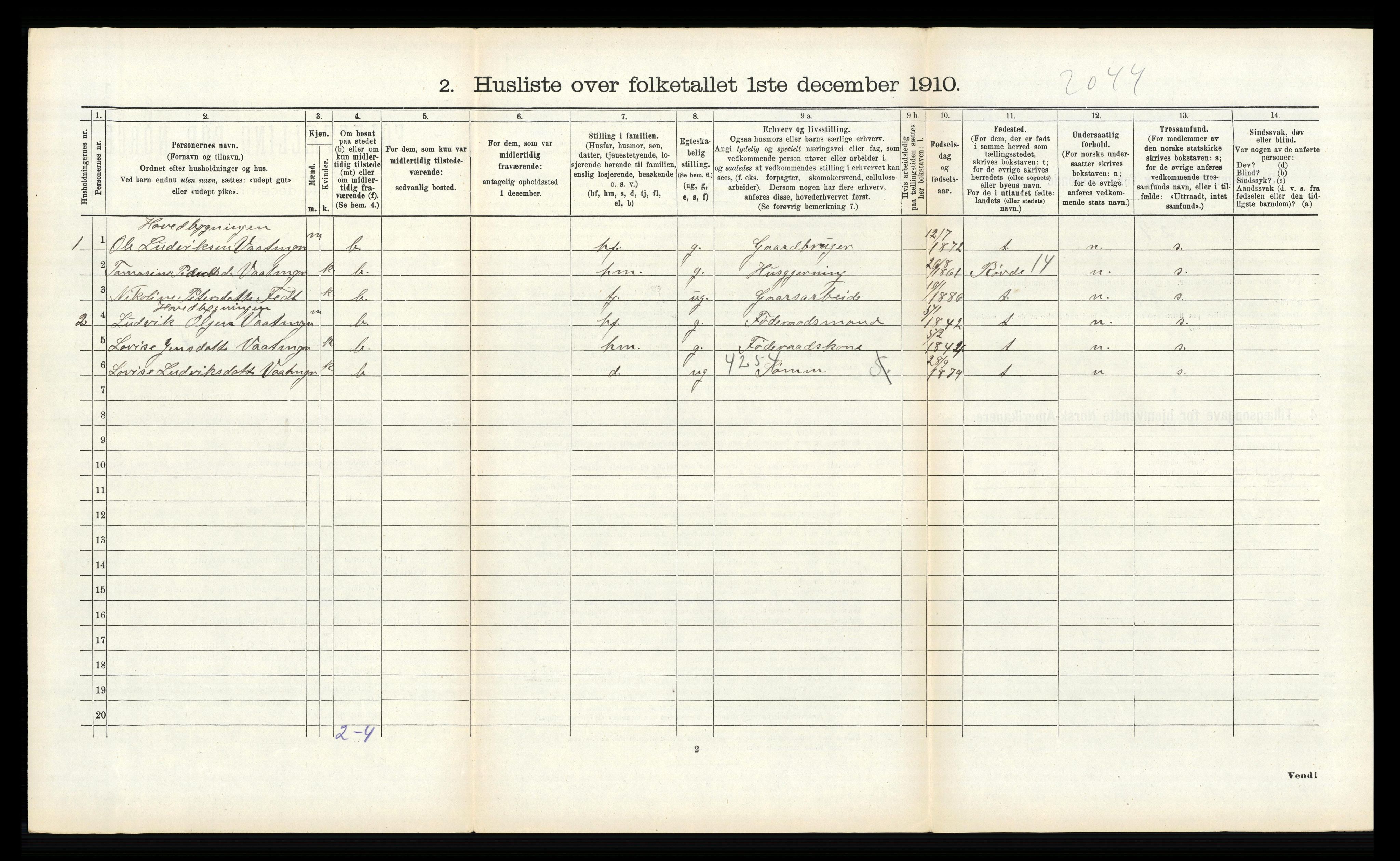 RA, 1910 census for Sykkylven, 1910, p. 770