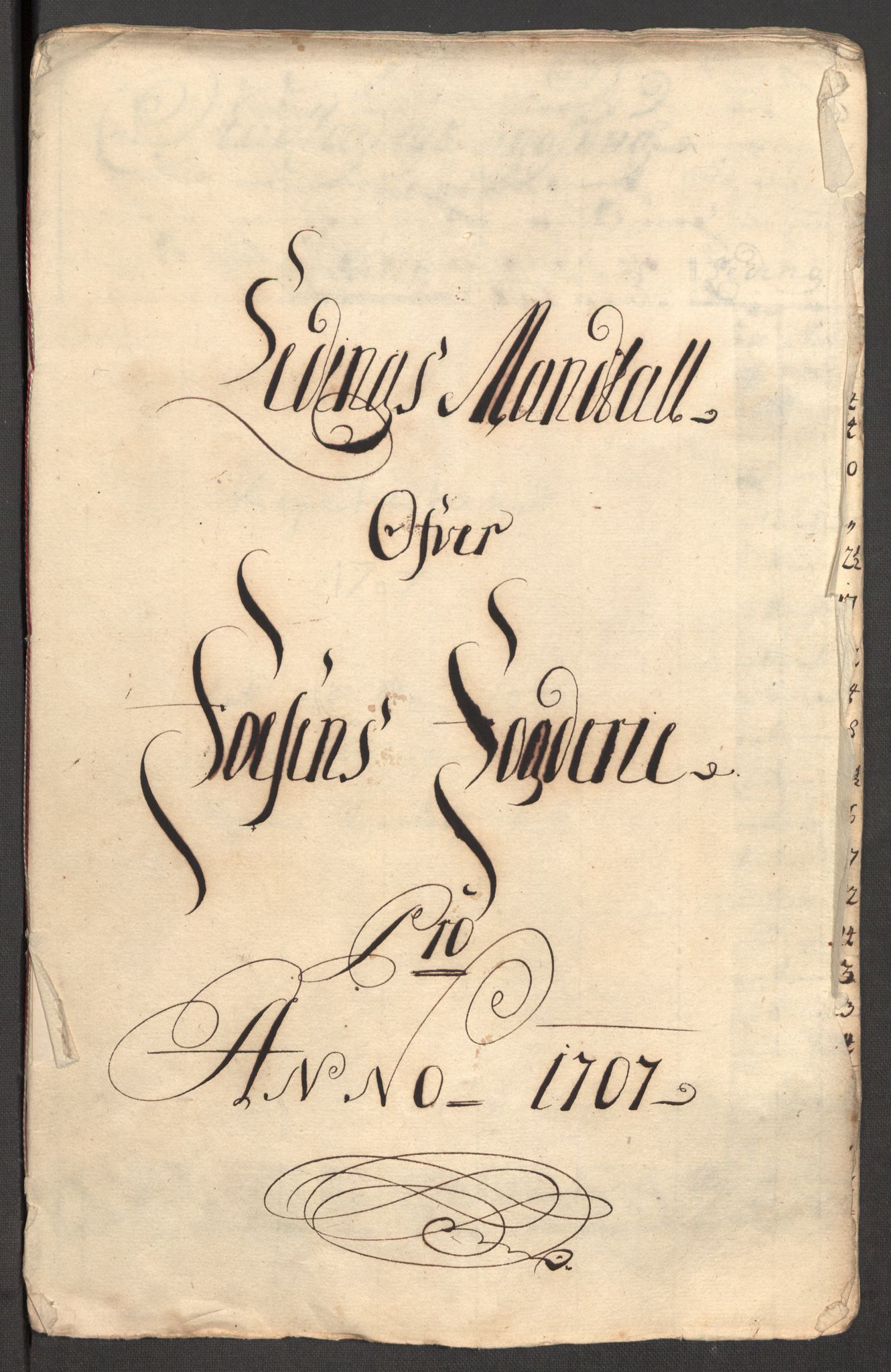 Rentekammeret inntil 1814, Reviderte regnskaper, Fogderegnskap, RA/EA-4092/R57/L3857: Fogderegnskap Fosen, 1706-1707, p. 393