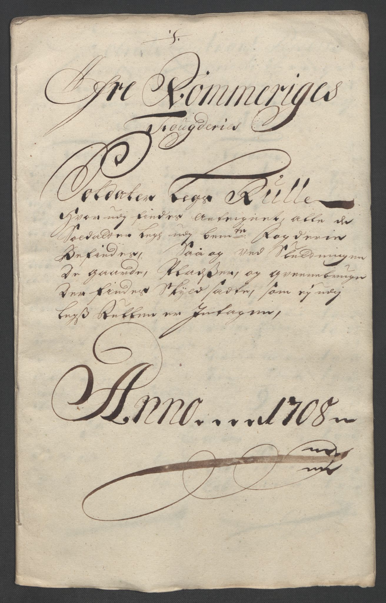 Rentekammeret inntil 1814, Reviderte regnskaper, Fogderegnskap, RA/EA-4092/R12/L0719: Fogderegnskap Øvre Romerike, 1708-1709, p. 153
