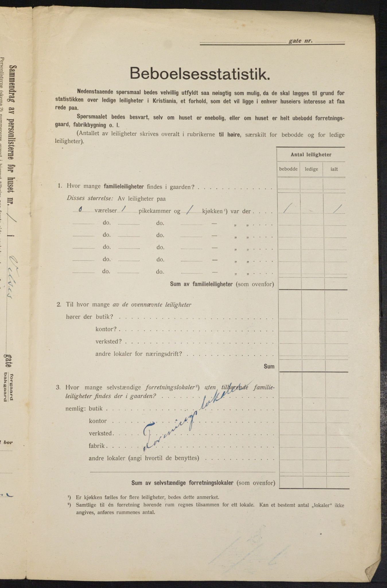 OBA, Municipal Census 1912 for Kristiania, 1912, p. 128229