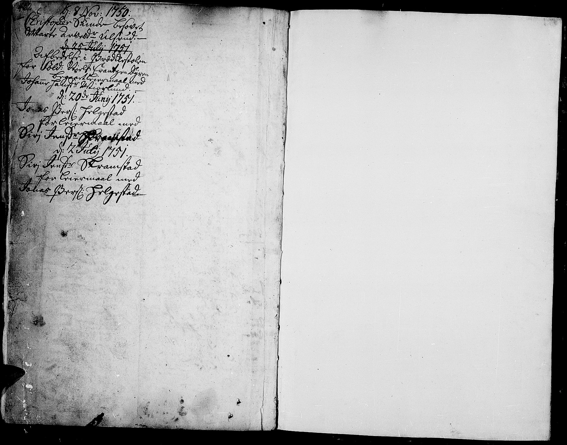 Toten prestekontor, SAH/PREST-102/H/Ha/Haa/L0003: Parish register (official) no. 3, 1734-1751, p. 462-463