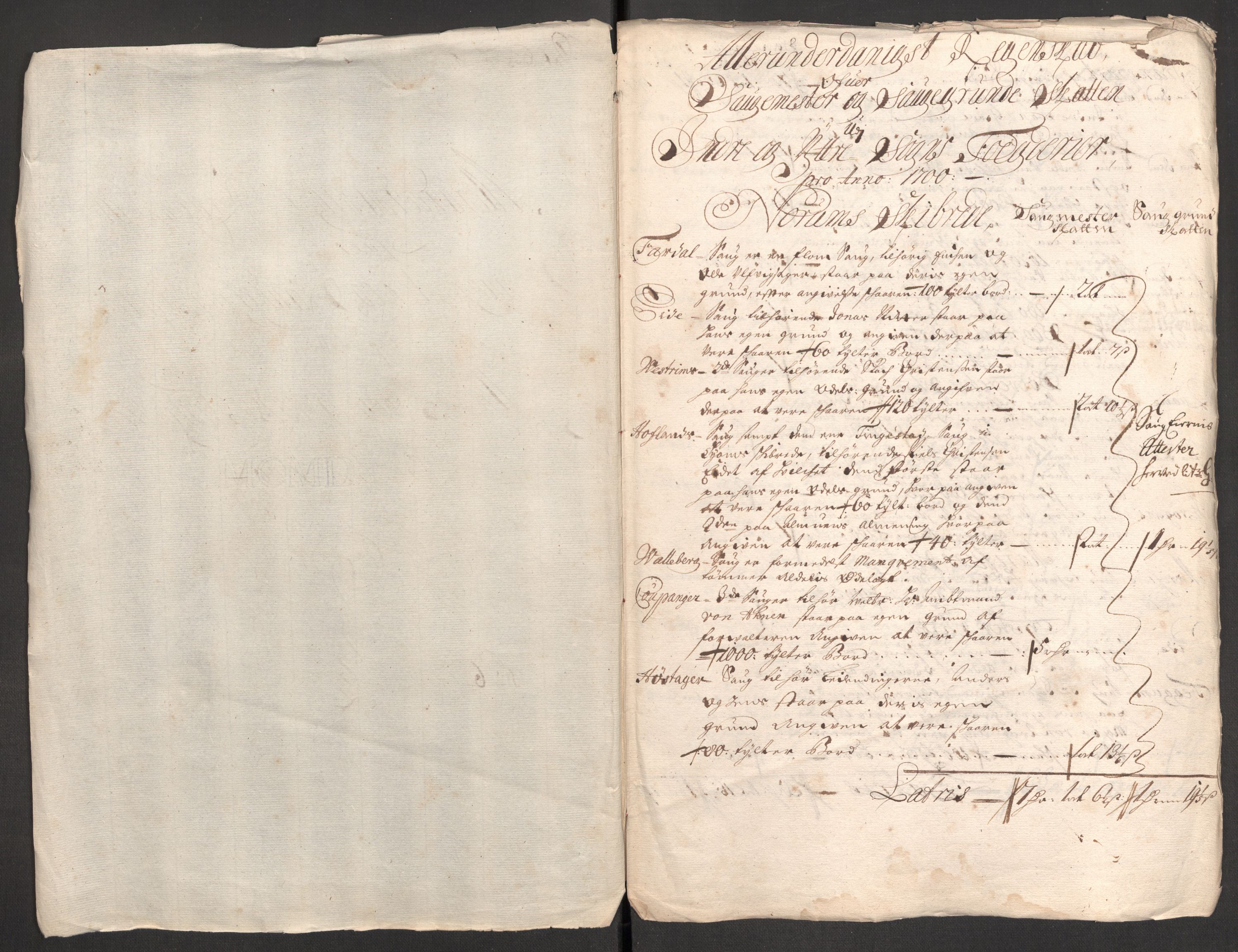 Rentekammeret inntil 1814, Reviderte regnskaper, Fogderegnskap, AV/RA-EA-4092/R52/L3311: Fogderegnskap Sogn, 1700-1701, p. 163