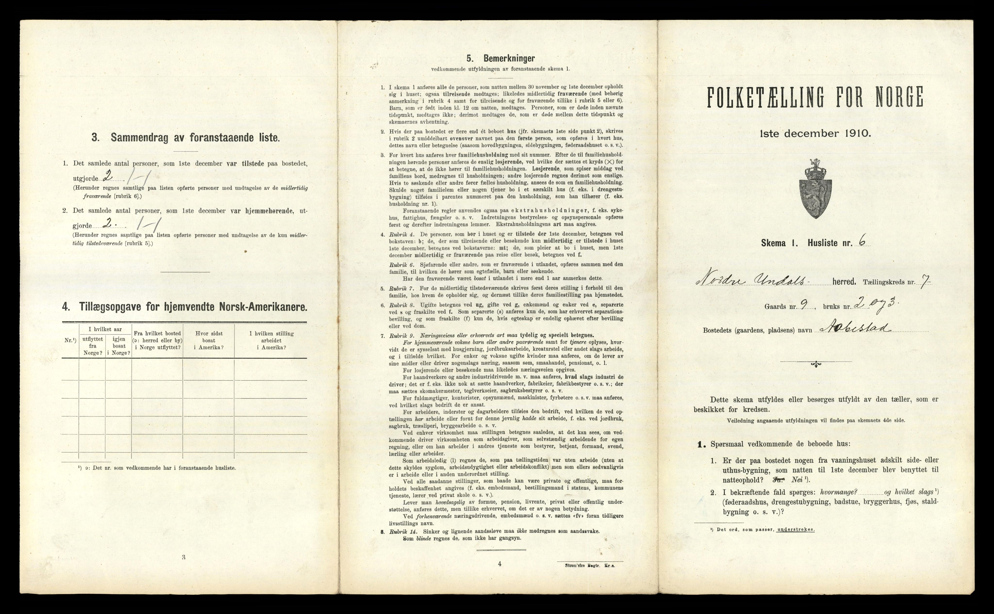 RA, 1910 census for Nord-Audnedal, 1910, p. 668