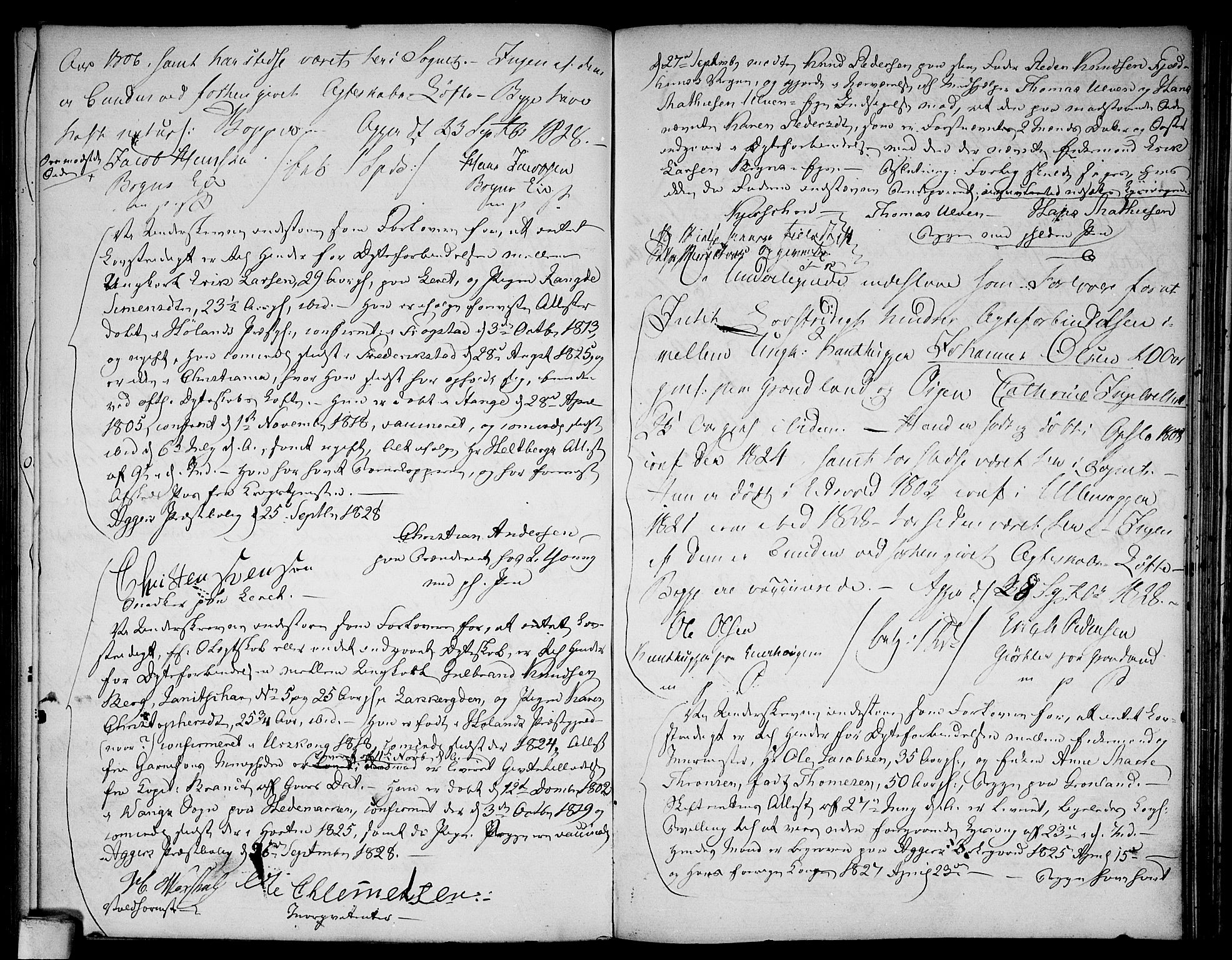 Aker prestekontor kirkebøker, AV/SAO-A-10861/L/L0004: Best man's statements no. 4, 1778-1831
