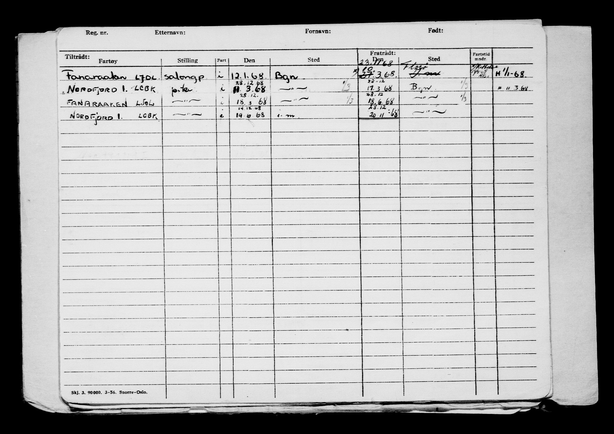 Direktoratet for sjømenn, AV/RA-S-3545/G/Gb/L0156: Hovedkort, 1918, p. 6