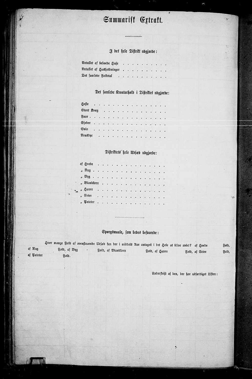 RA, 1865 census for Grue, 1865, p. 272