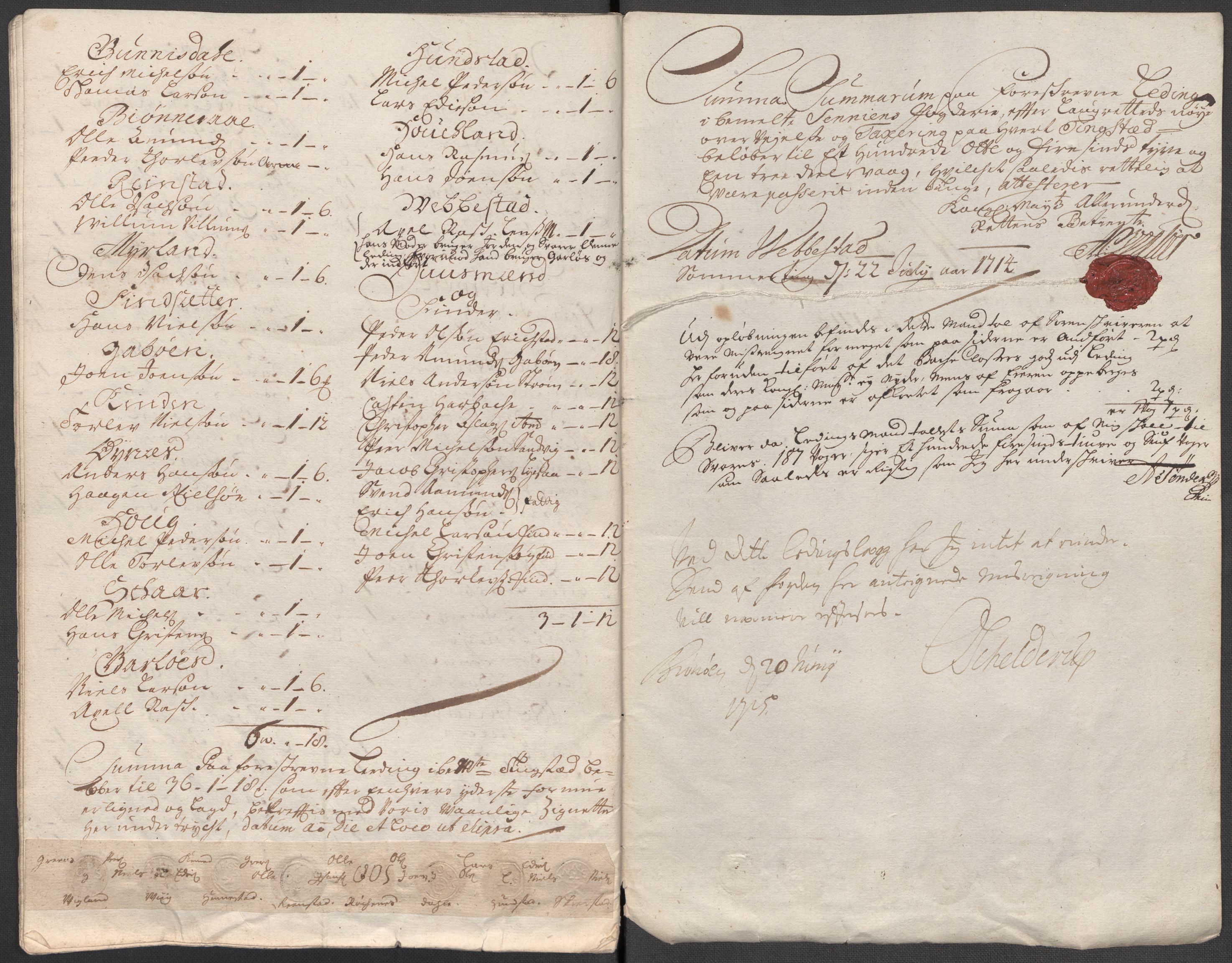 Rentekammeret inntil 1814, Reviderte regnskaper, Fogderegnskap, AV/RA-EA-4092/R68/L4760: Fogderegnskap Senja og Troms, 1714, p. 208