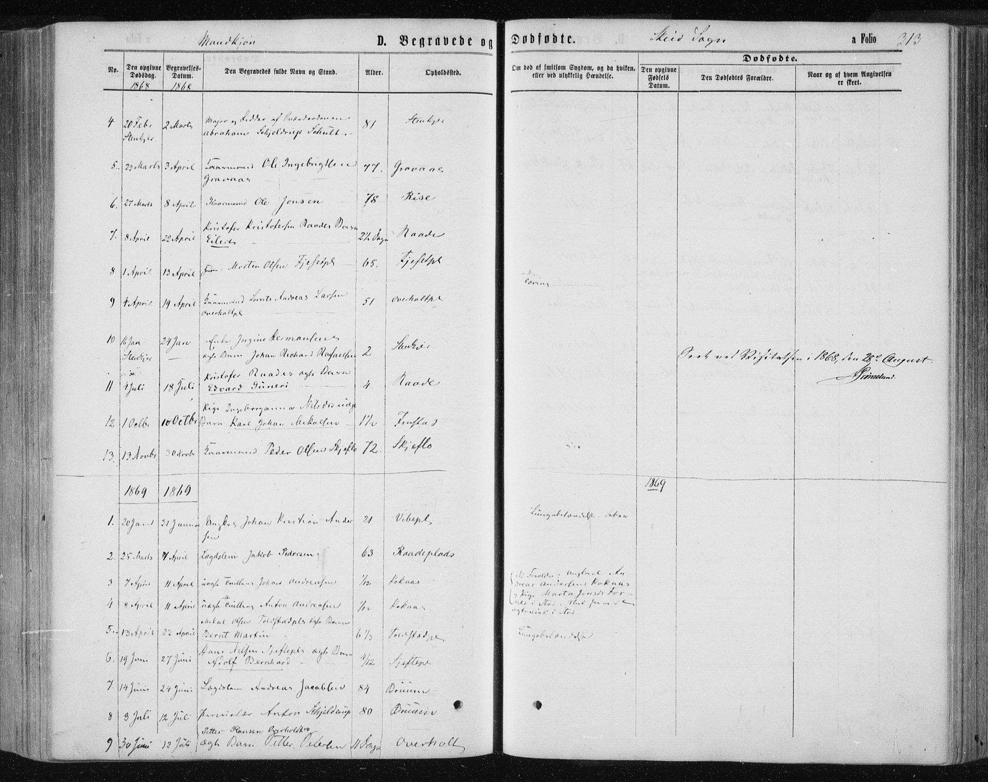 Ministerialprotokoller, klokkerbøker og fødselsregistre - Nord-Trøndelag, SAT/A-1458/735/L0345: Parish register (official) no. 735A08 /2, 1863-1872, p. 313