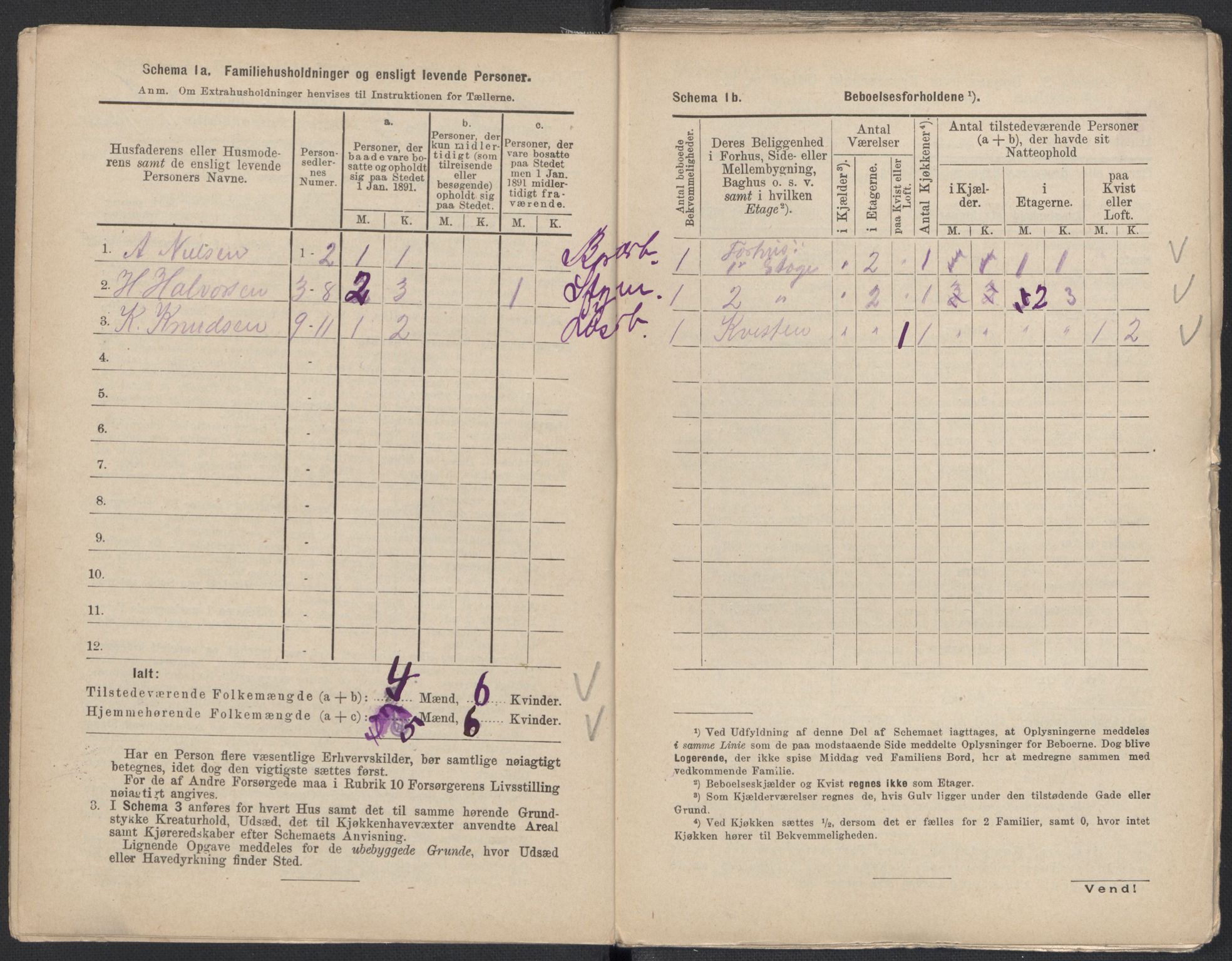 RA, 1891 Census for 1301 Bergen, 1891, p. 7972