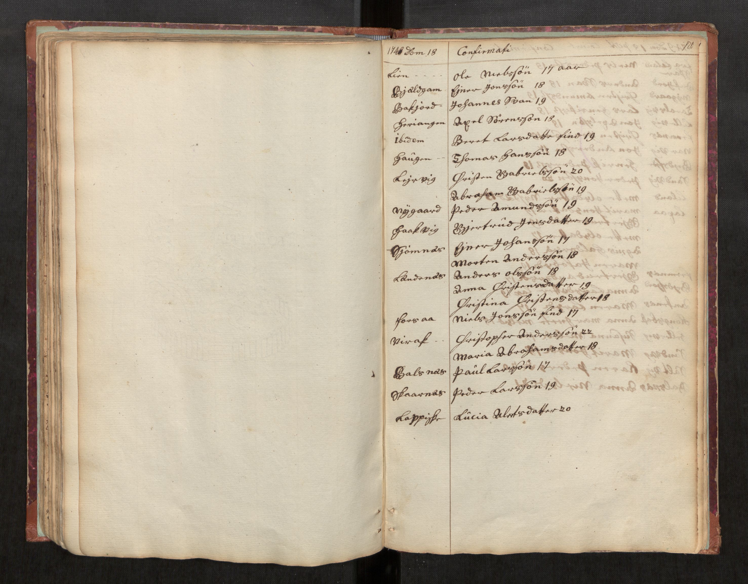 Ministerialprotokoller, klokkerbøker og fødselsregistre - Nordland, SAT/A-1459/863/L0891: Parish register (official) no. 863A03, 1748-1764, p. 120