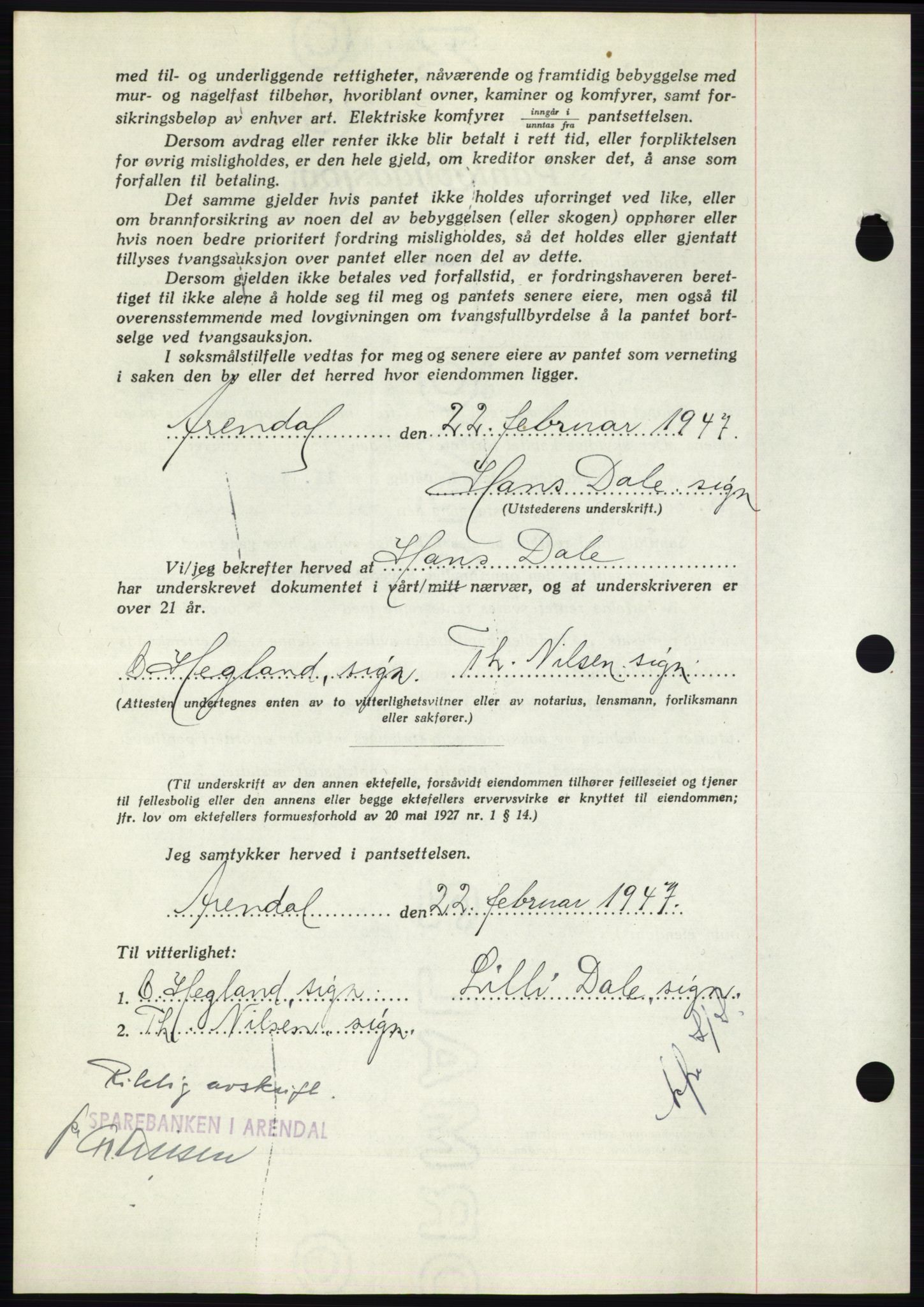 Nedenes sorenskriveri, AV/SAK-1221-0006/G/Gb/Gbb/L0004: Mortgage book no. B4, 1947-1947, Diary no: : 231/1947