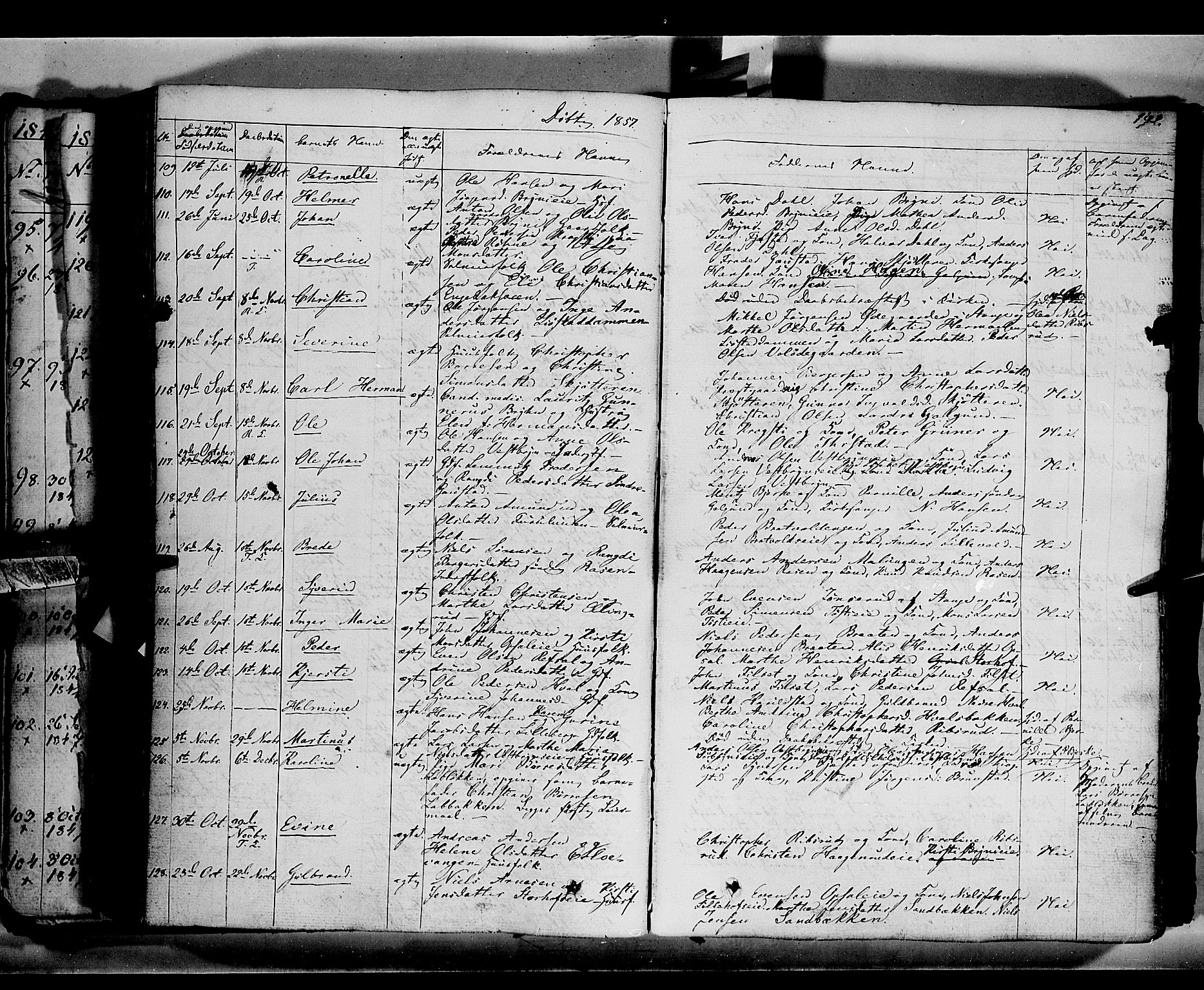 Romedal prestekontor, AV/SAH-PREST-004/K/L0004: Parish register (official) no. 4, 1847-1861, p. 192