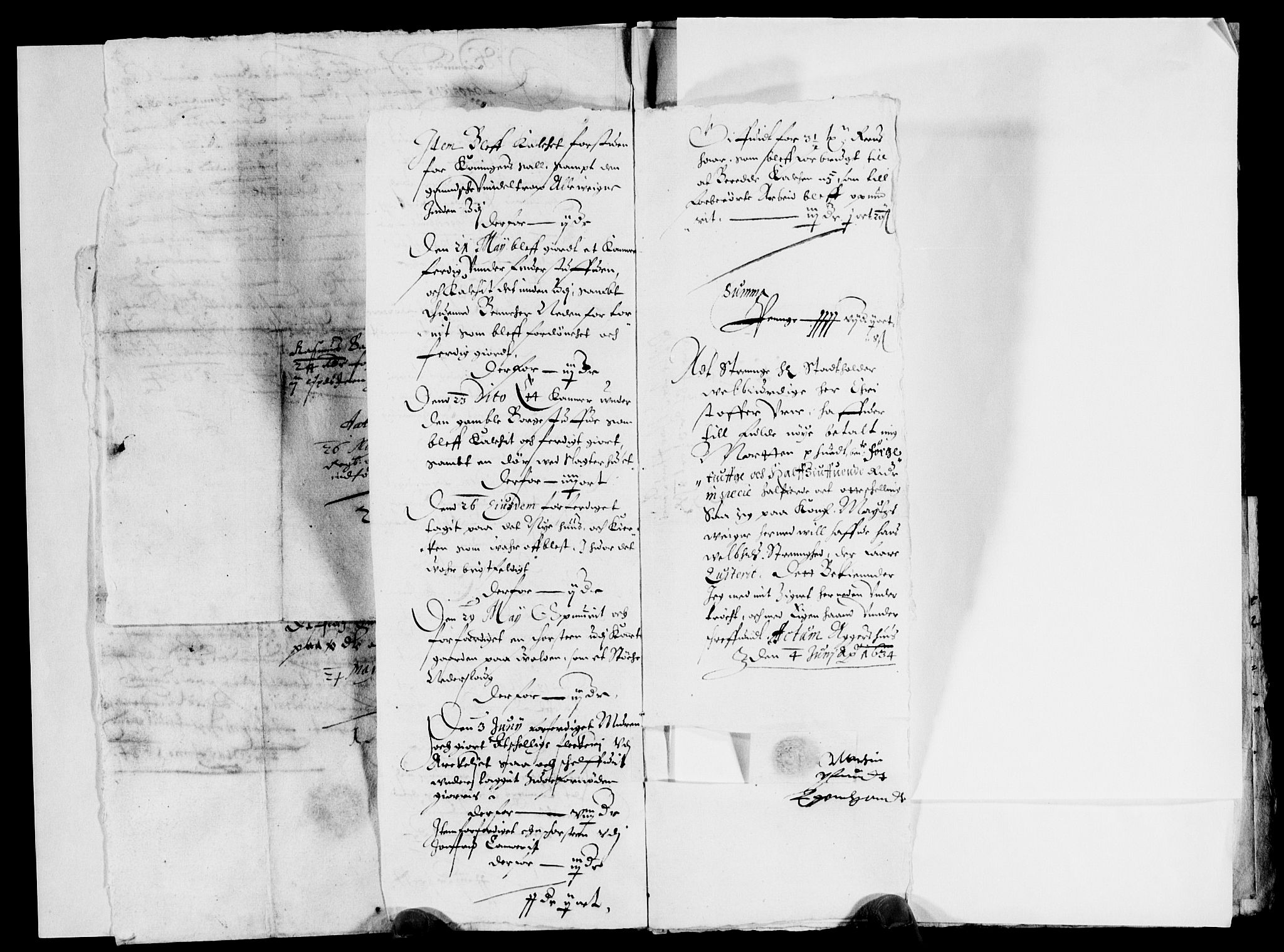 Rentekammeret inntil 1814, Reviderte regnskaper, Lensregnskaper, AV/RA-EA-5023/R/Rb/Rba/L0124: Akershus len, 1634-1636