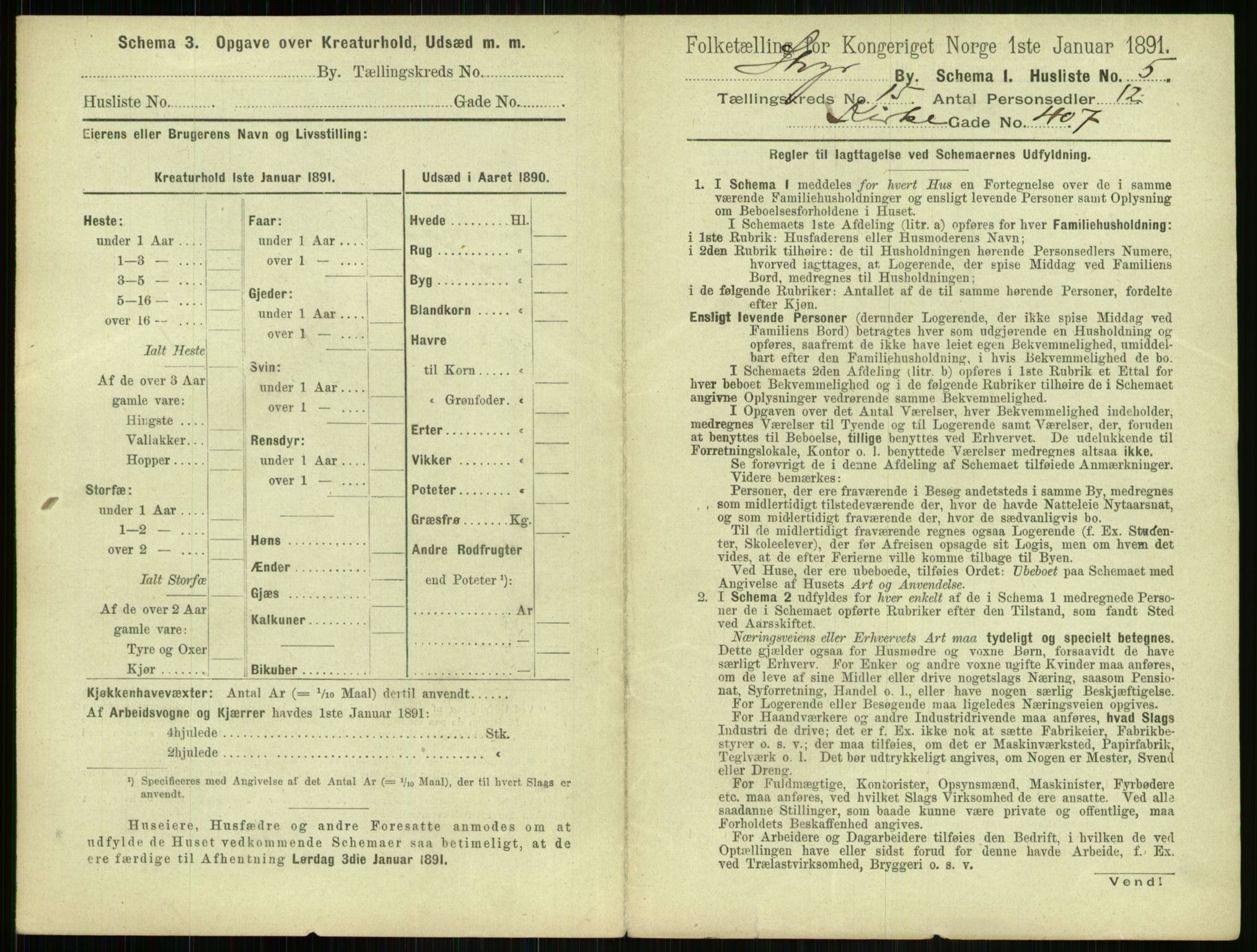 RA, 1891 census for 1103 Stavanger, 1891, p. 2797