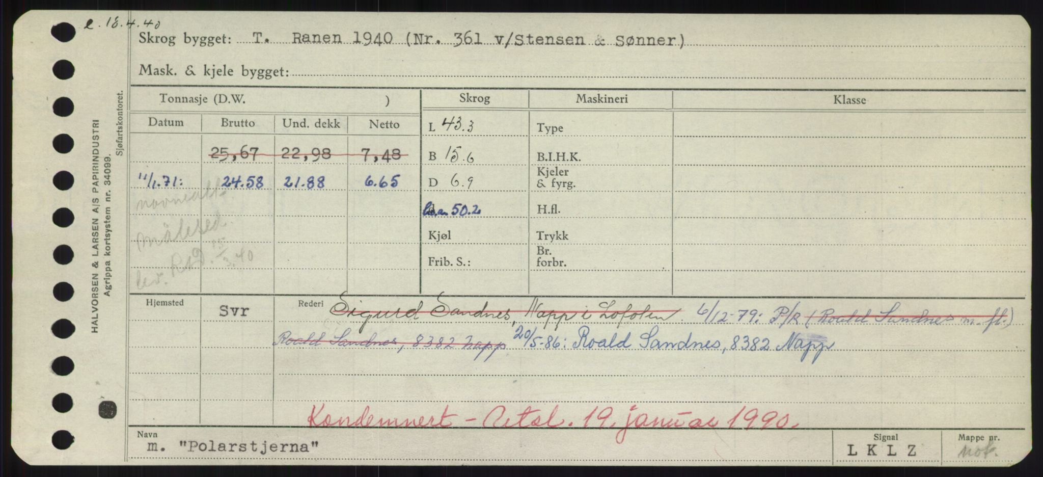 Sjøfartsdirektoratet med forløpere, Skipsmålingen, RA/S-1627/H/Hd/L0029: Fartøy, P, p. 399