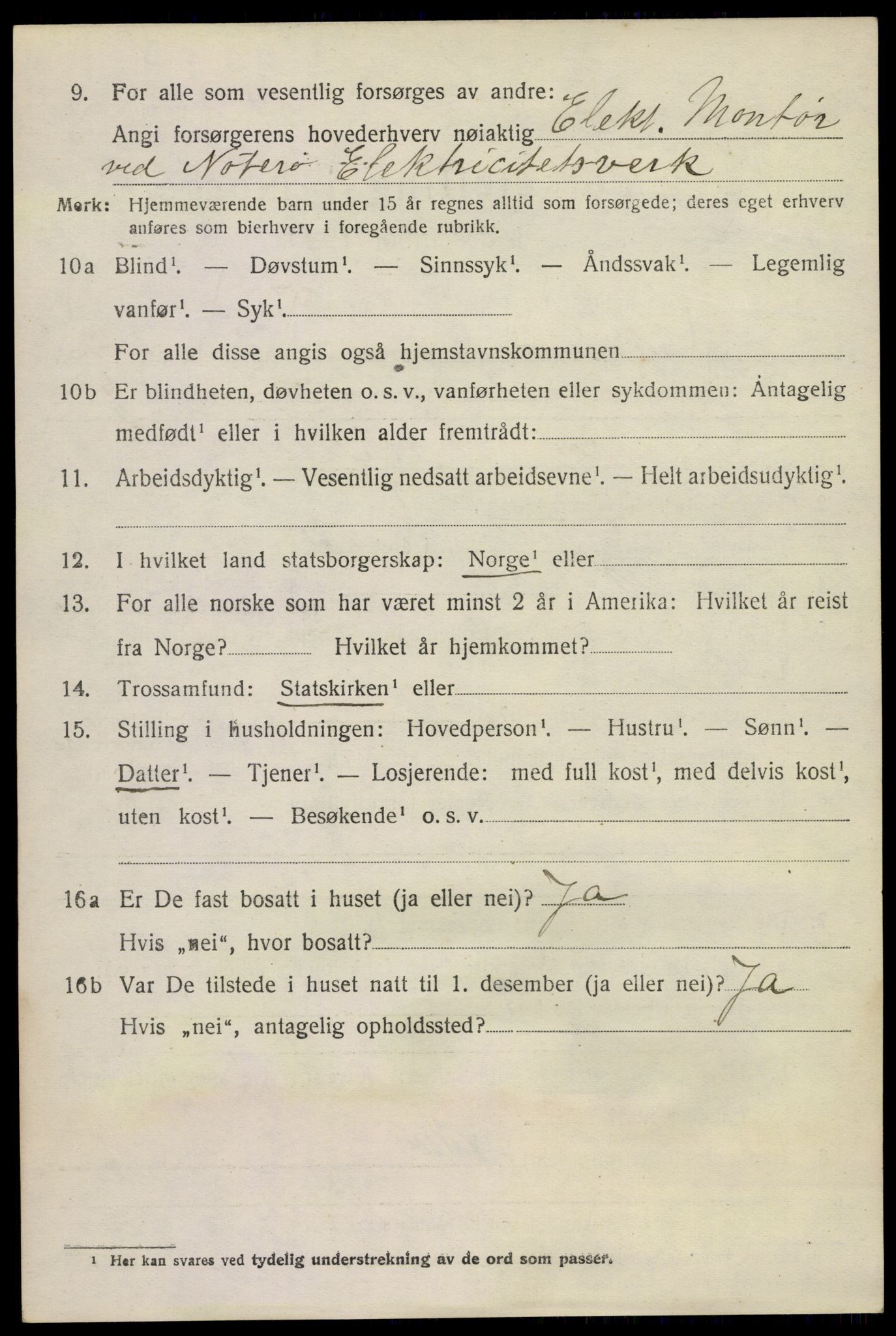 SAKO, 1920 census for Nøtterøy, 1920, p. 14748