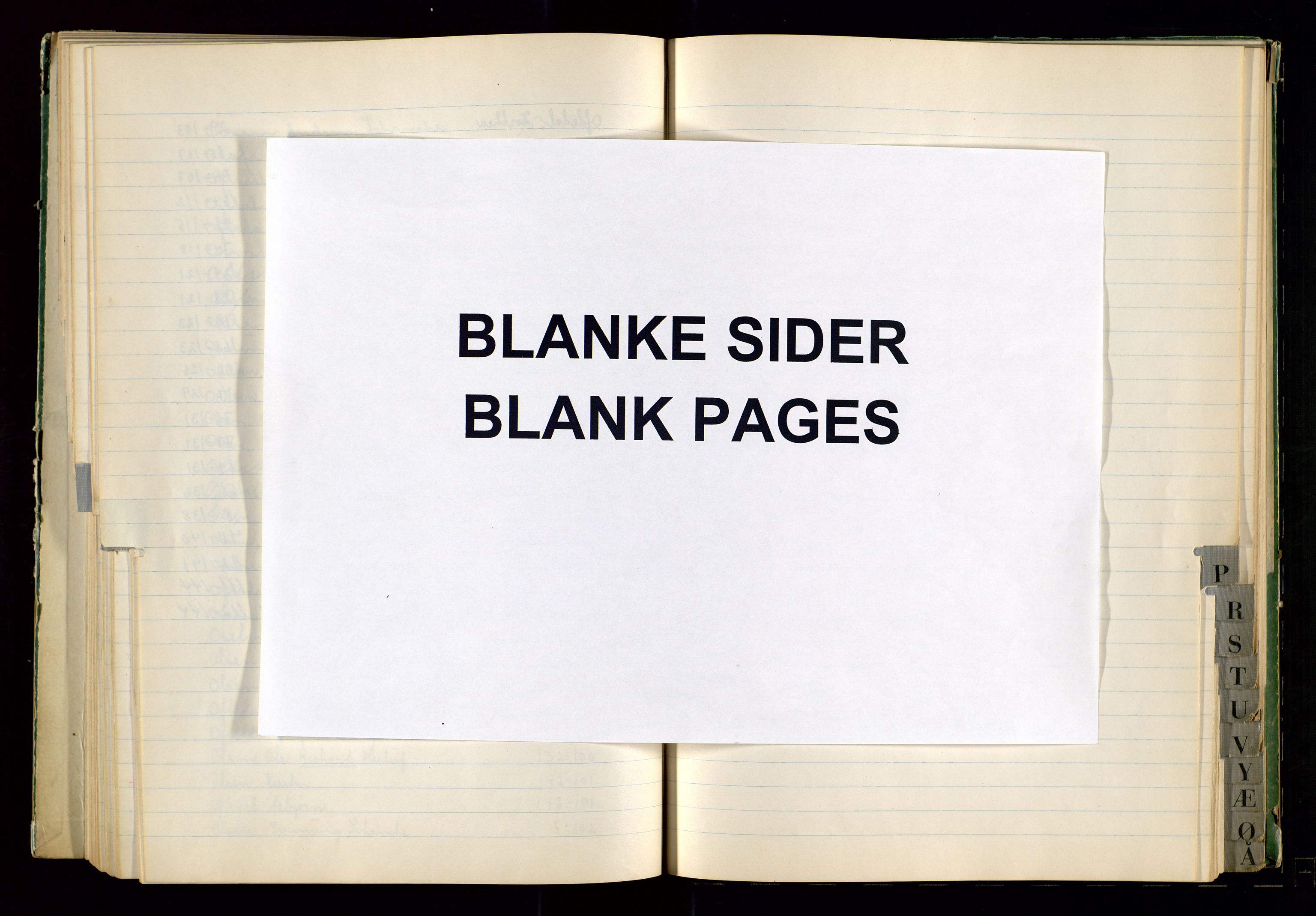 Sandnes politikammer, AV/SAST-A-100446/K/L0001: Register for passjournal, 1919-1962, p. 48