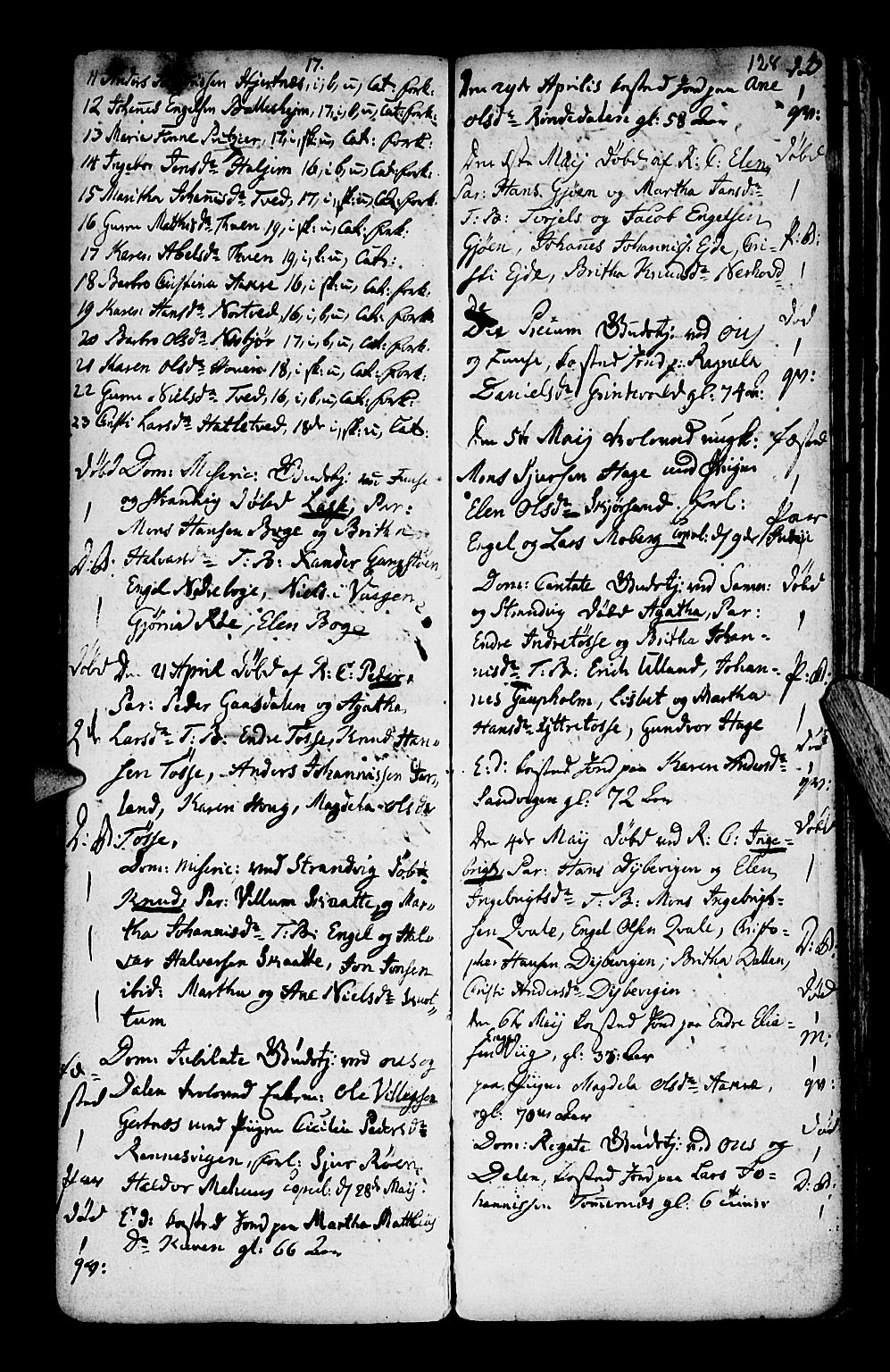 Os sokneprestembete, SAB/A-99929: Parish register (official) no. A 10, 1779-1788, p. 128