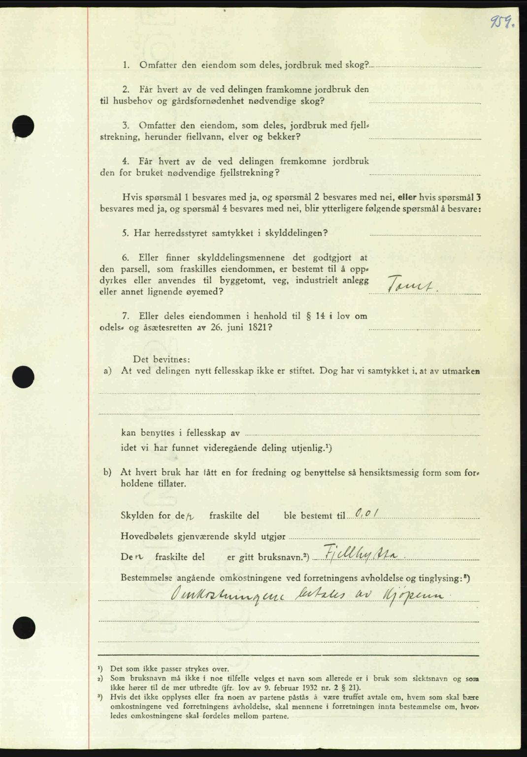 Nordmøre sorenskriveri, AV/SAT-A-4132/1/2/2Ca: Mortgage book no. A105, 1947-1947, Diary no: : 2005/1947