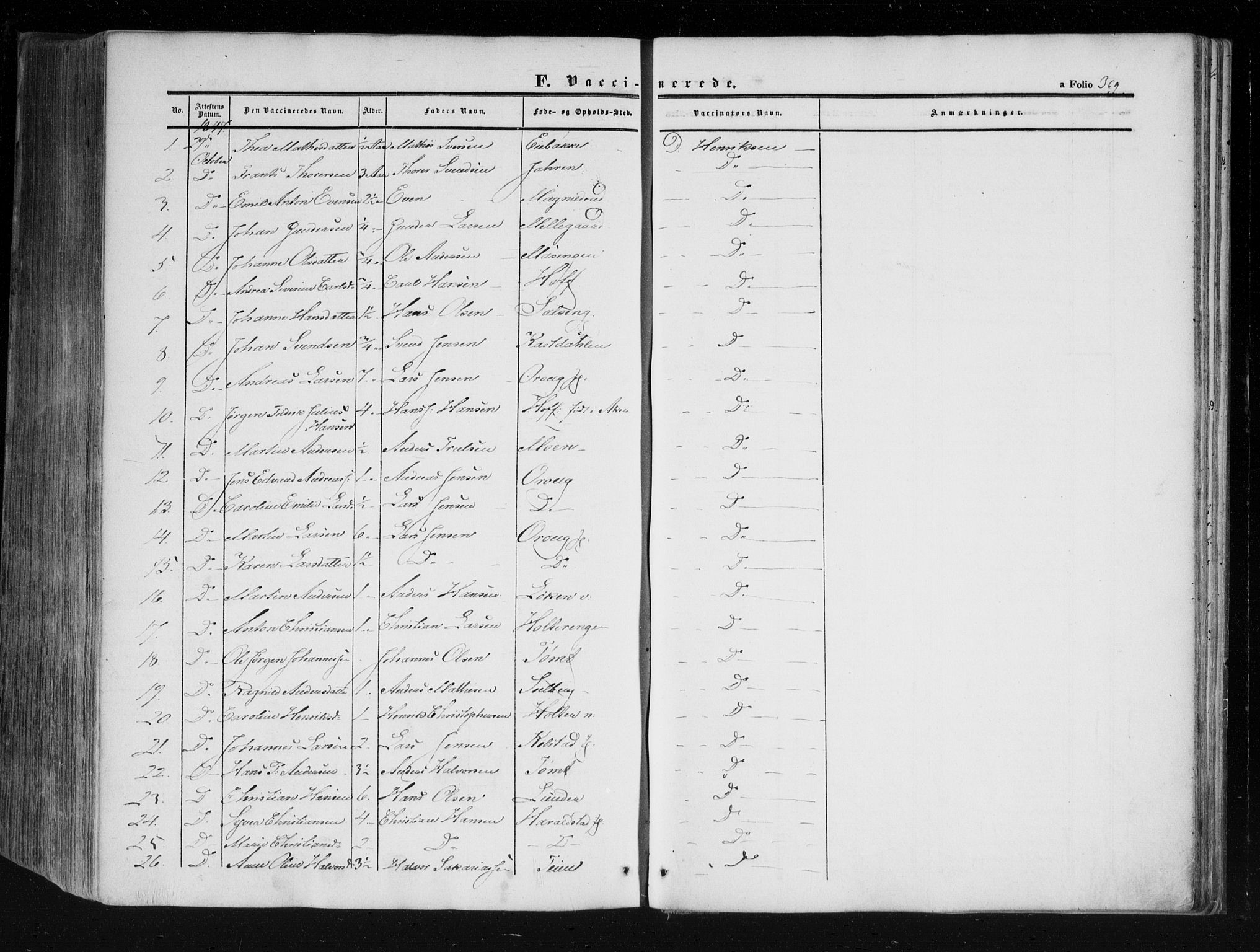 Askim prestekontor Kirkebøker, AV/SAO-A-10900/F/Fa/L0005: Parish register (official) no. 5, 1847-1879, p. 369