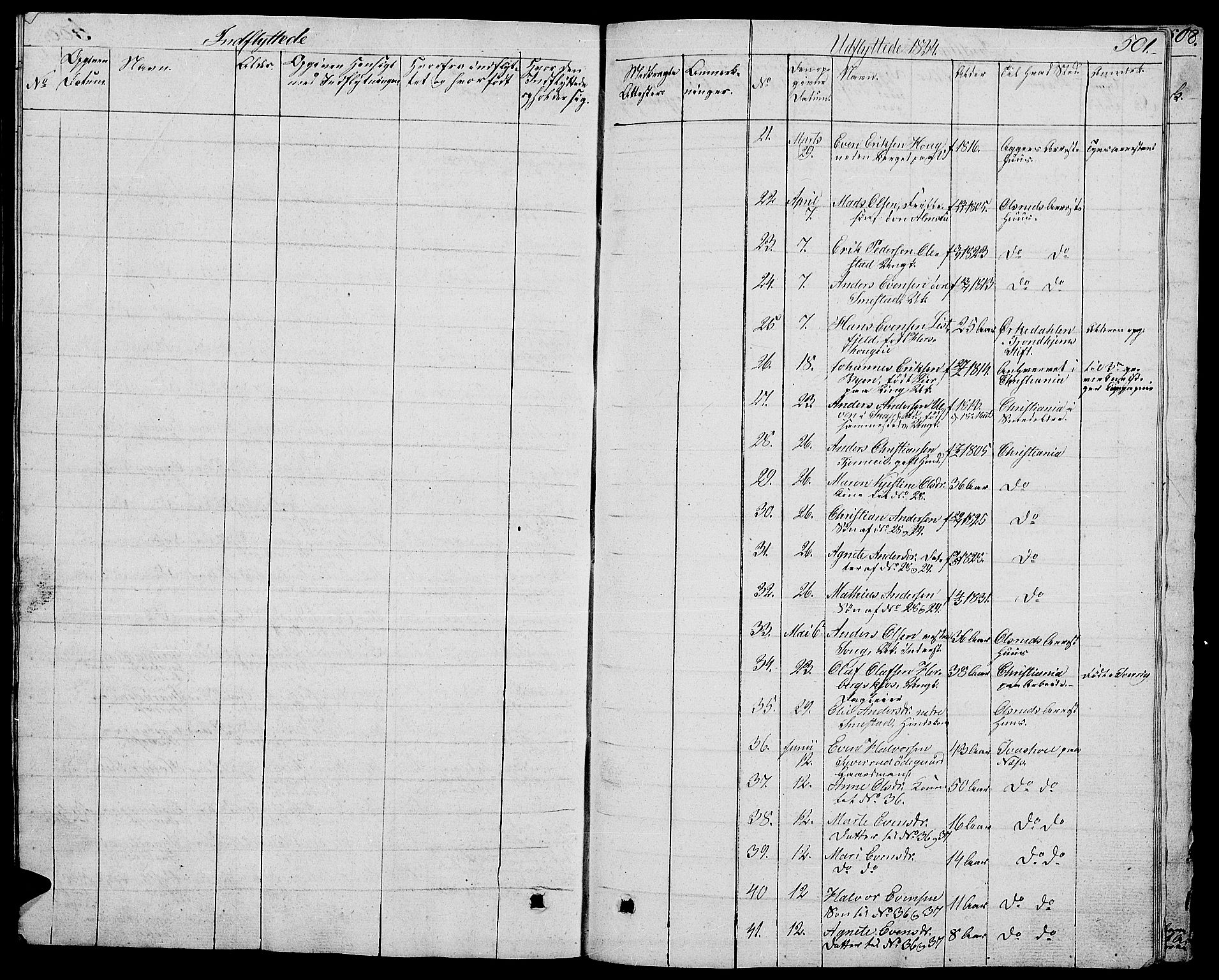 Ringsaker prestekontor, AV/SAH-PREST-014/L/La/L0004: Parish register (copy) no. 4, 1827-1838, p. 501