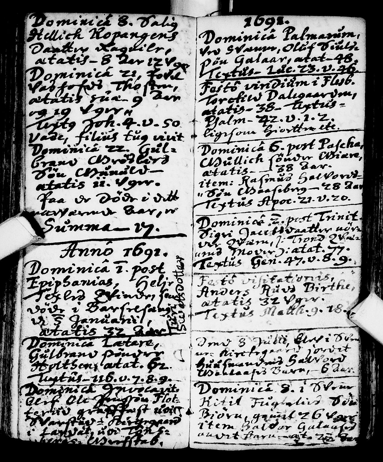 Flesberg kirkebøker, SAKO/A-18/F/Fa/L0001: Parish register (official) no. I 1, 1688-1725