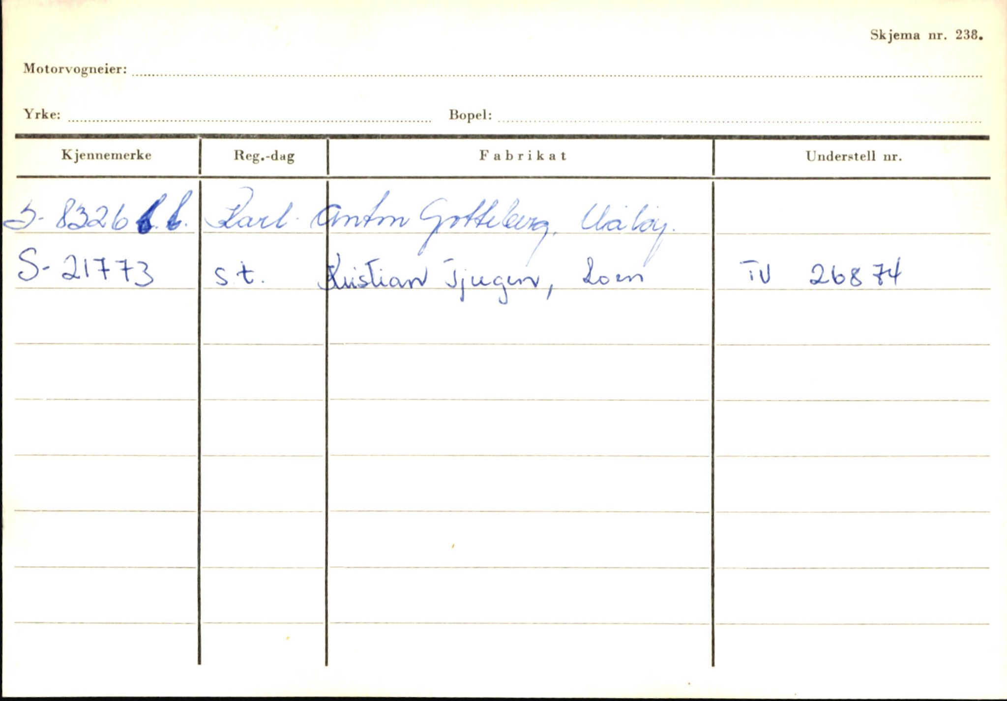 Statens vegvesen, Sogn og Fjordane vegkontor, SAB/A-5301/4/F/L0145: Registerkort Vågsøy S-Å. Årdal I-P, 1945-1975, p. 492