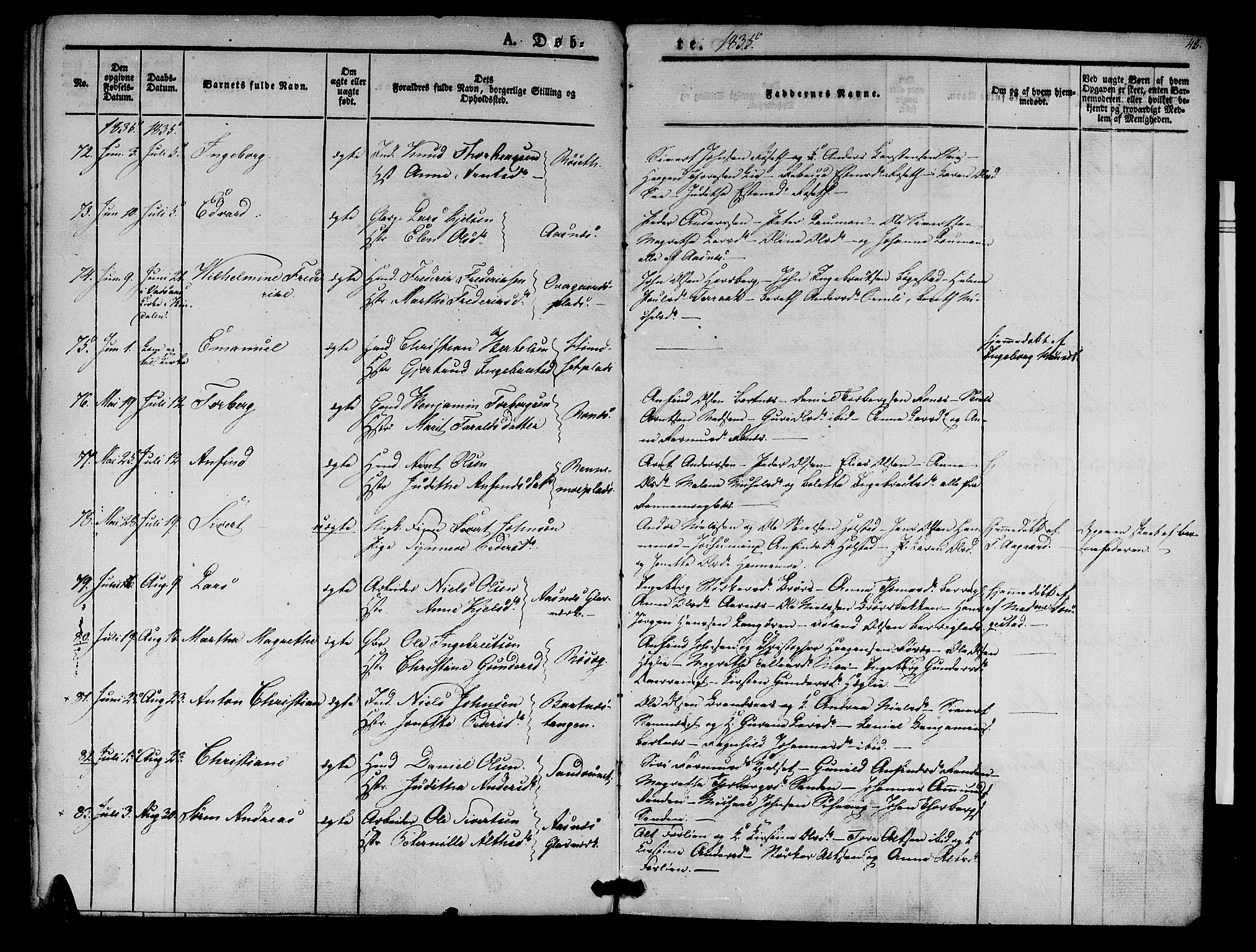 Ministerialprotokoller, klokkerbøker og fødselsregistre - Nord-Trøndelag, AV/SAT-A-1458/741/L0391: Parish register (official) no. 741A05, 1831-1836, p. 42