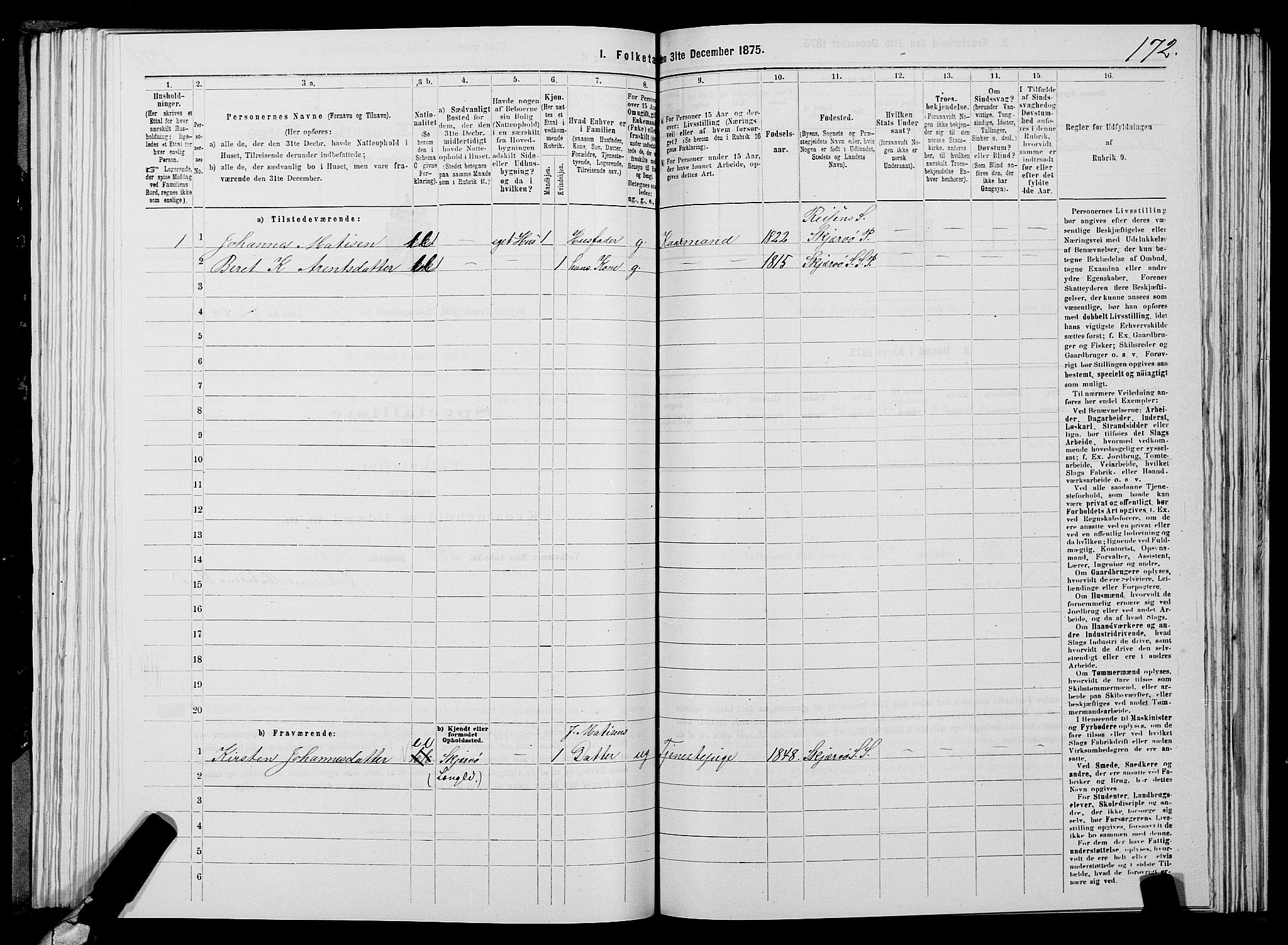 SATØ, 1875 census for 1941P Skjervøy, 1875, p. 6172