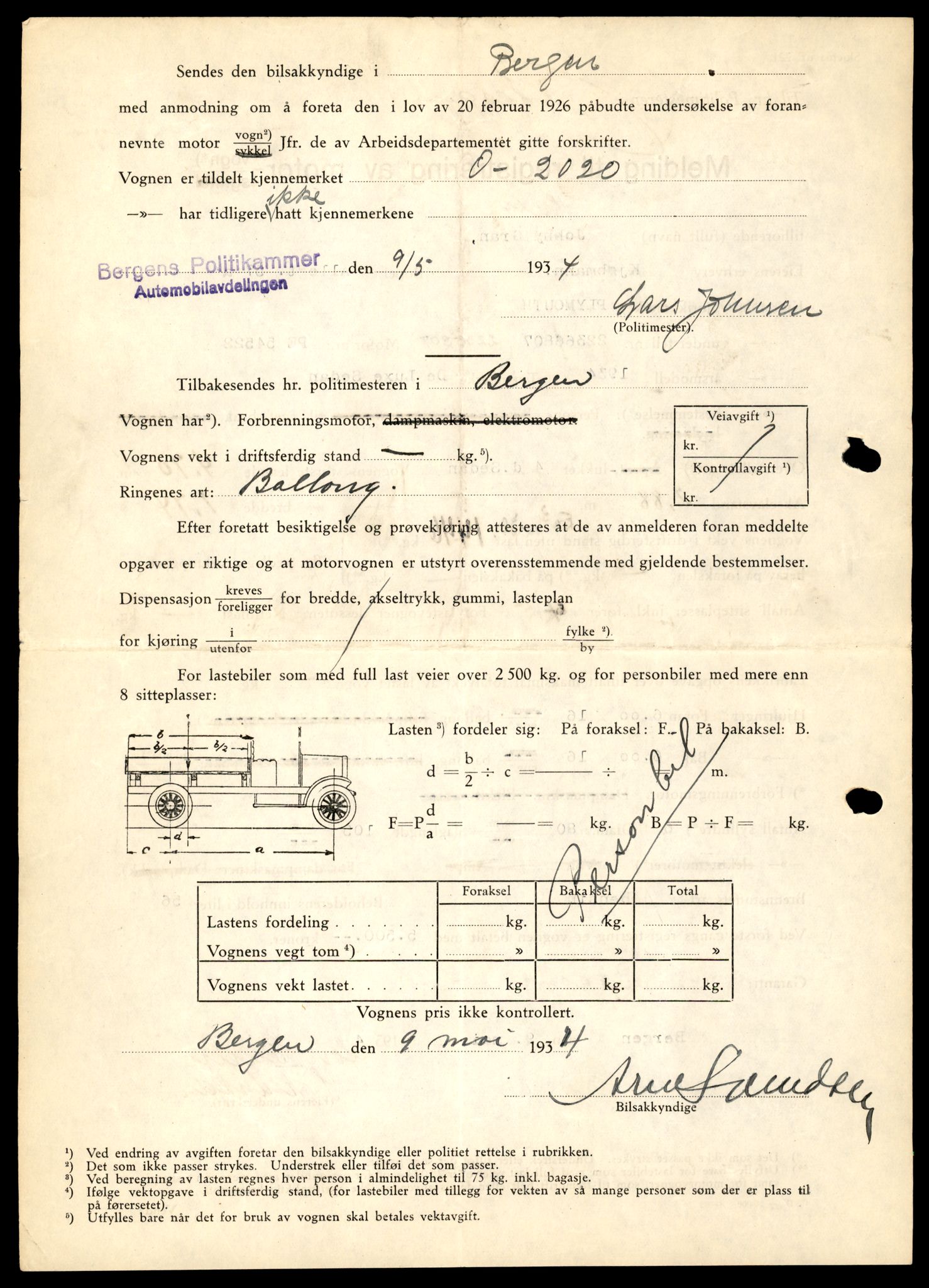Møre og Romsdal vegkontor - Ålesund trafikkstasjon, AV/SAT-A-4099/F/Fe/L0022: Registreringskort for kjøretøy T 10584 - T 10694, 1927-1998, p. 2100