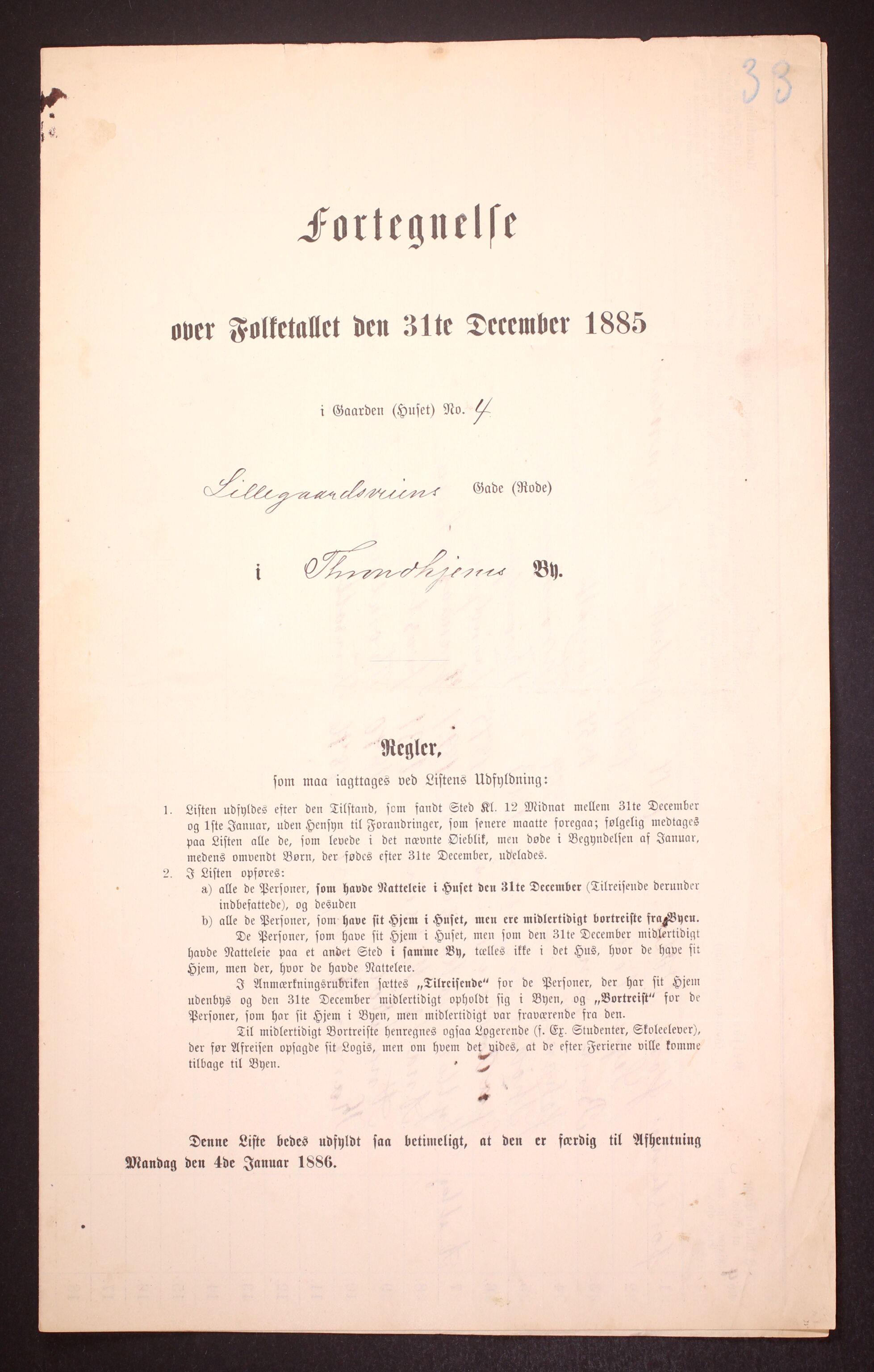 SAT, 1885 census for 1601 Trondheim, 1885, p. 2782