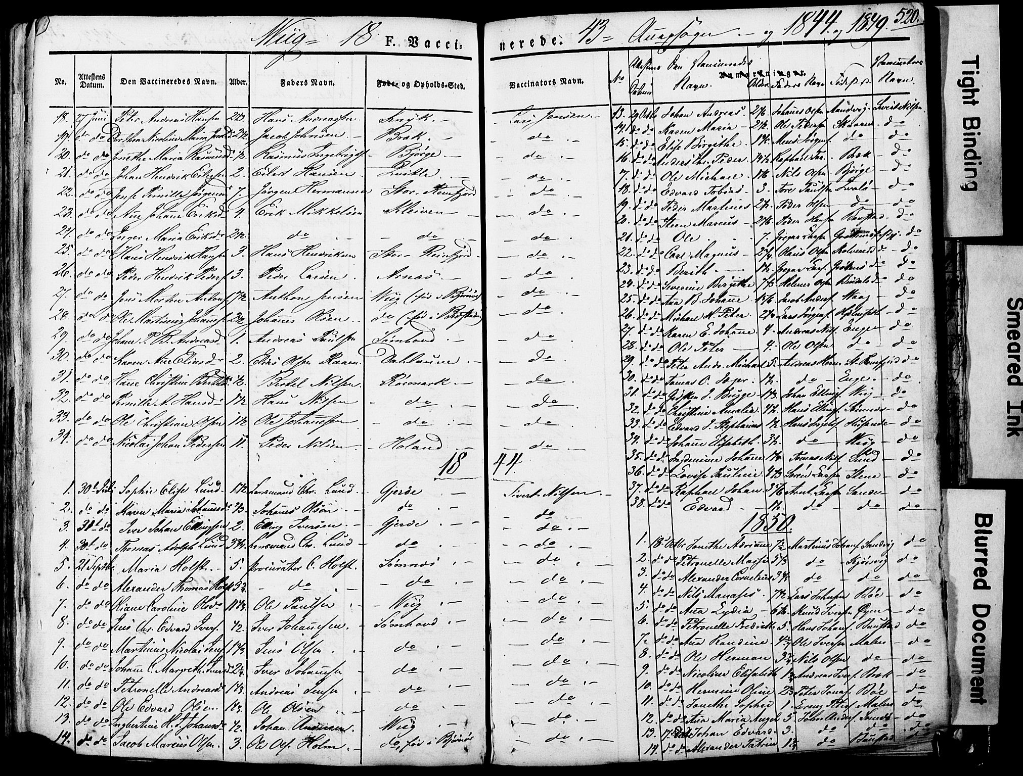 Ministerialprotokoller, klokkerbøker og fødselsregistre - Nordland, SAT/A-1459/812/L0176: Parish register (official) no. 812A05, 1834-1874, p. 520