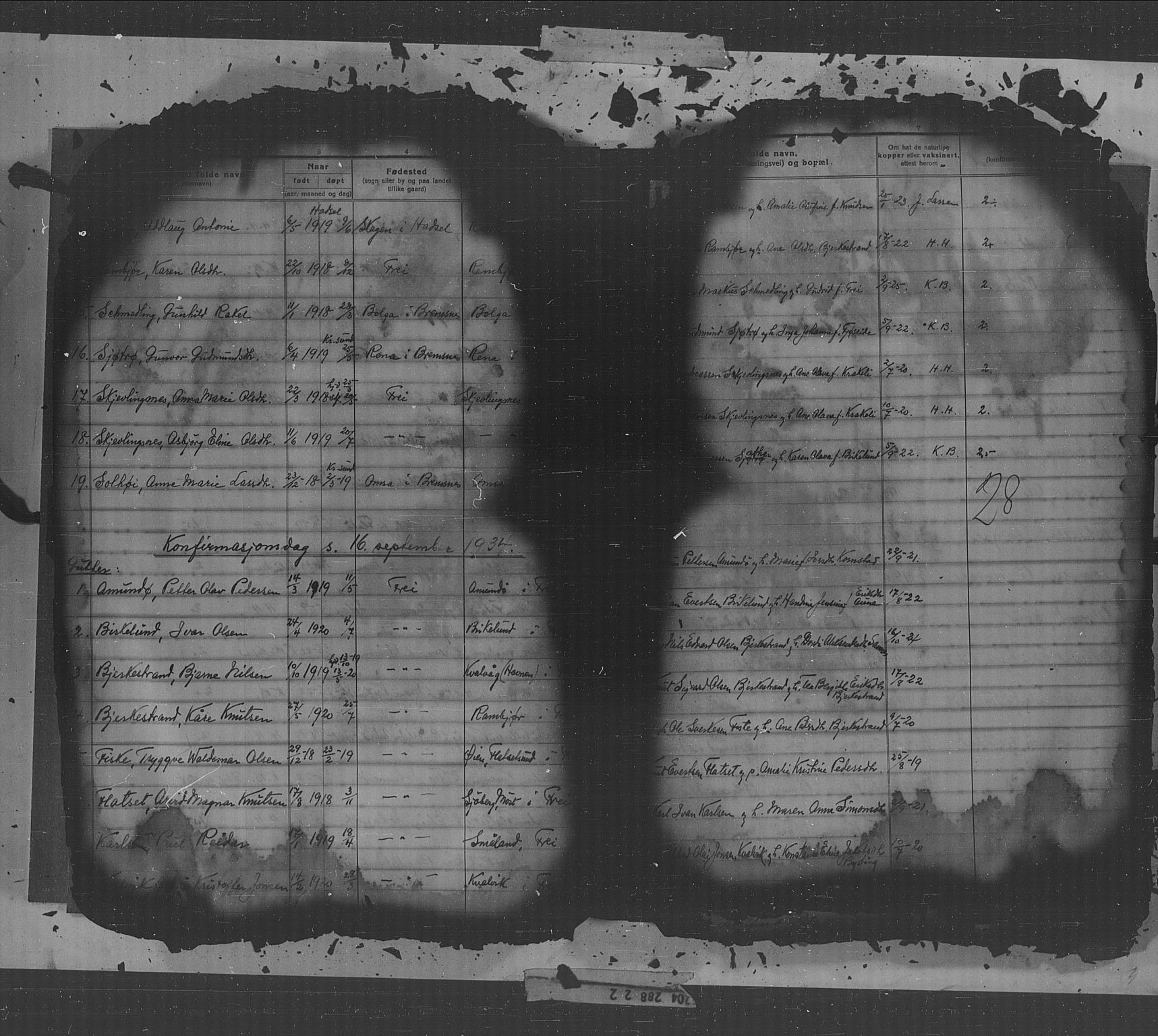 Kristiansund sokneprestkontor, AV/SAT-A-1068/1/I/I1: Parish register (official) no. 32, 1920-1940, p. 28