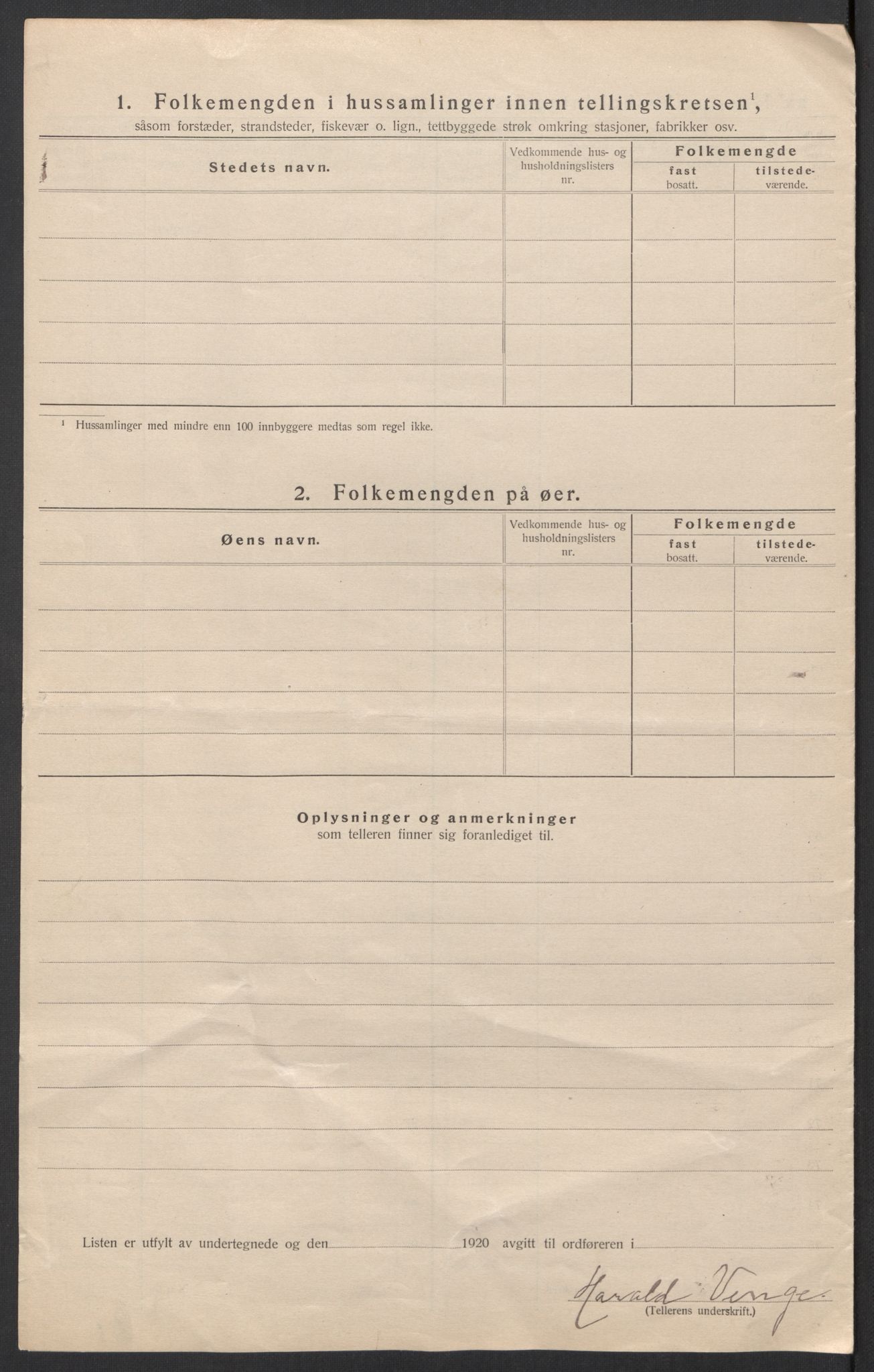 SAT, 1920 census for Grytten, 1920, p. 14