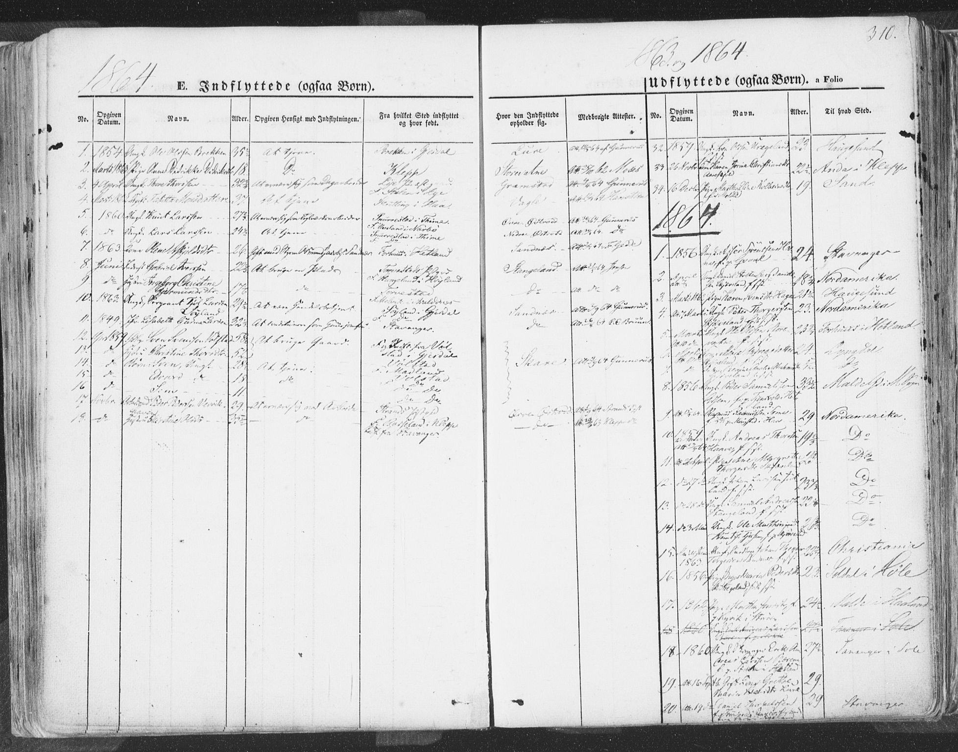 Høyland sokneprestkontor, SAST/A-101799/001/30BA/L0009: Parish register (official) no. A 9.2, 1857-1877, p. 310
