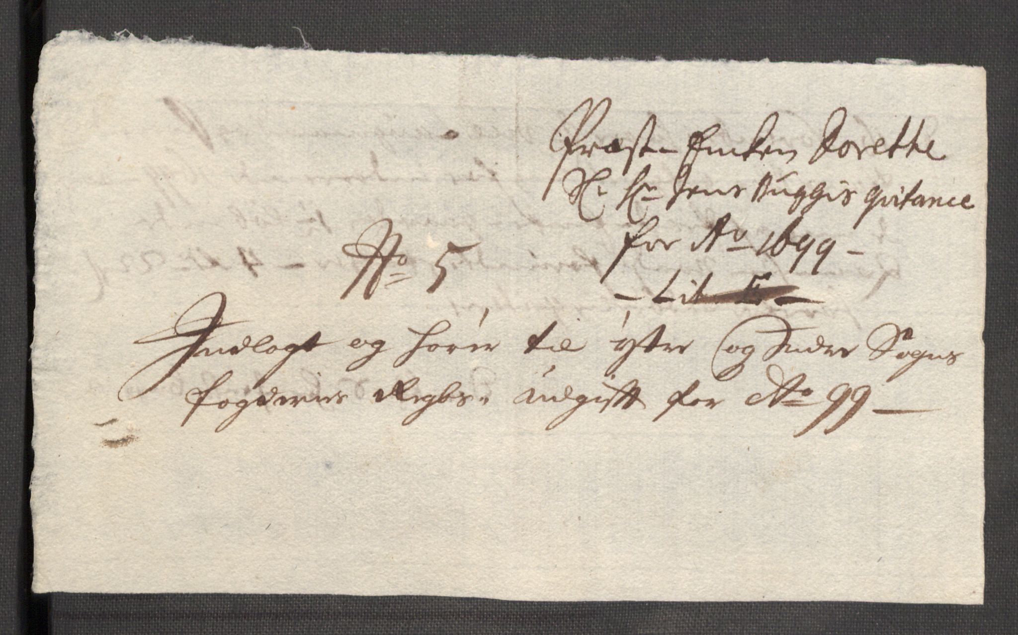 Rentekammeret inntil 1814, Reviderte regnskaper, Fogderegnskap, AV/RA-EA-4092/R52/L3310: Fogderegnskap Sogn, 1698-1699, p. 456