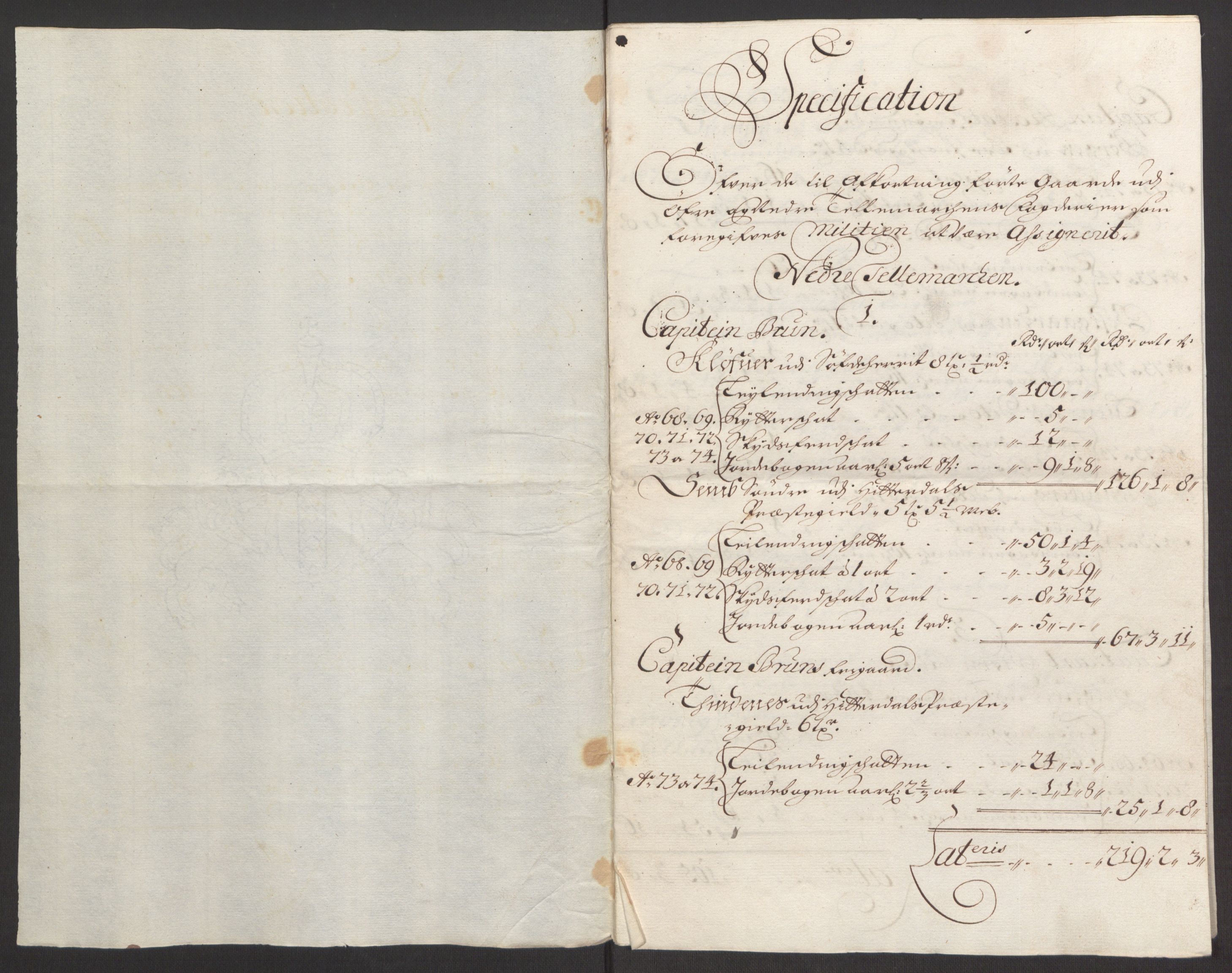 Rentekammeret inntil 1814, Reviderte regnskaper, Fogderegnskap, RA/EA-4092/R35/L2062: Fogderegnskap Øvre og Nedre Telemark, 1674, p. 322
