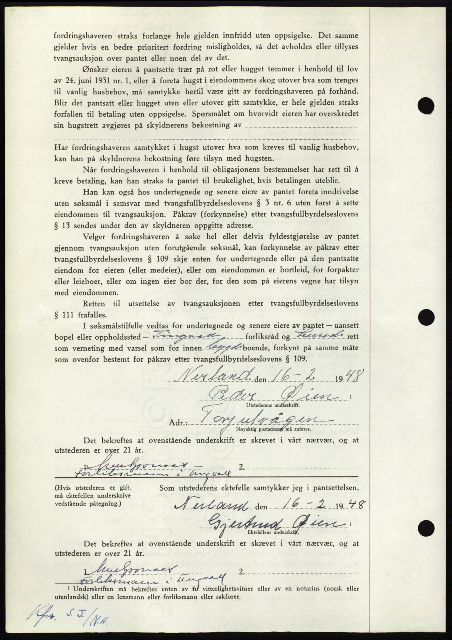 Nordmøre sorenskriveri, AV/SAT-A-4132/1/2/2Ca: Mortgage book no. B98, 1948-1948, Diary no: : 428/1948