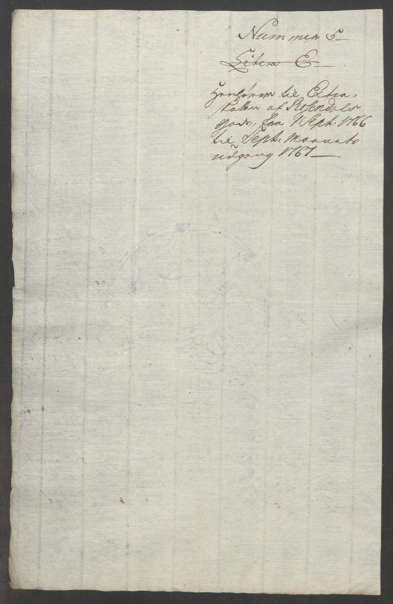 Rentekammeret inntil 1814, Reviderte regnskaper, Fogderegnskap, AV/RA-EA-4092/R49/L3157: Ekstraskatten Rosendal Baroni, 1762-1772, p. 189