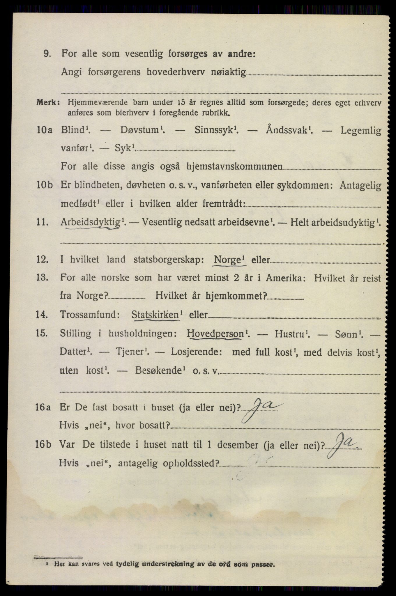 SAKO, 1920 census for Uvdal, 1920, p. 2320