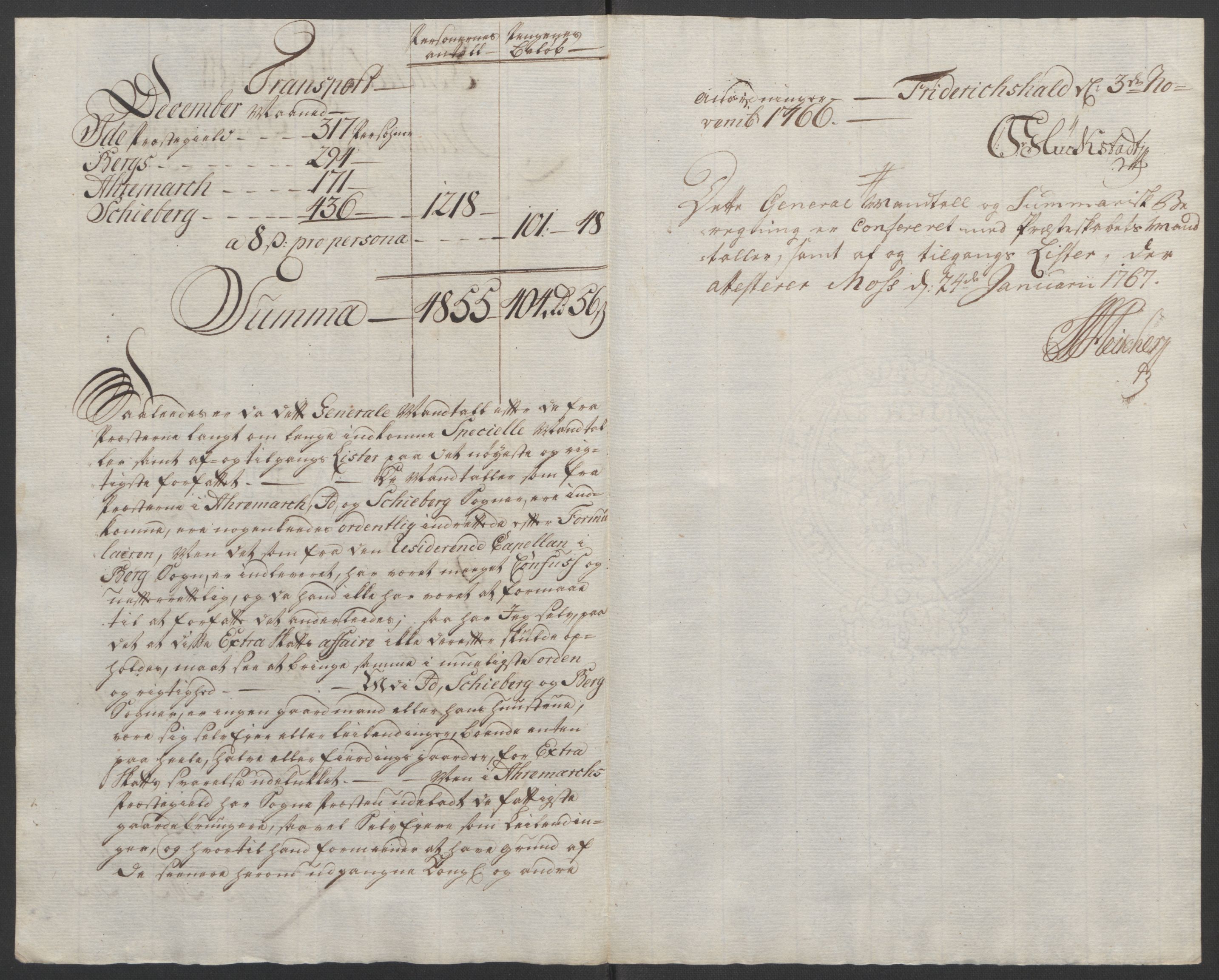 Rentekammeret inntil 1814, Reviderte regnskaper, Fogderegnskap, AV/RA-EA-4092/R01/L0097: Ekstraskatten Idd og Marker, 1756-1767, p. 244