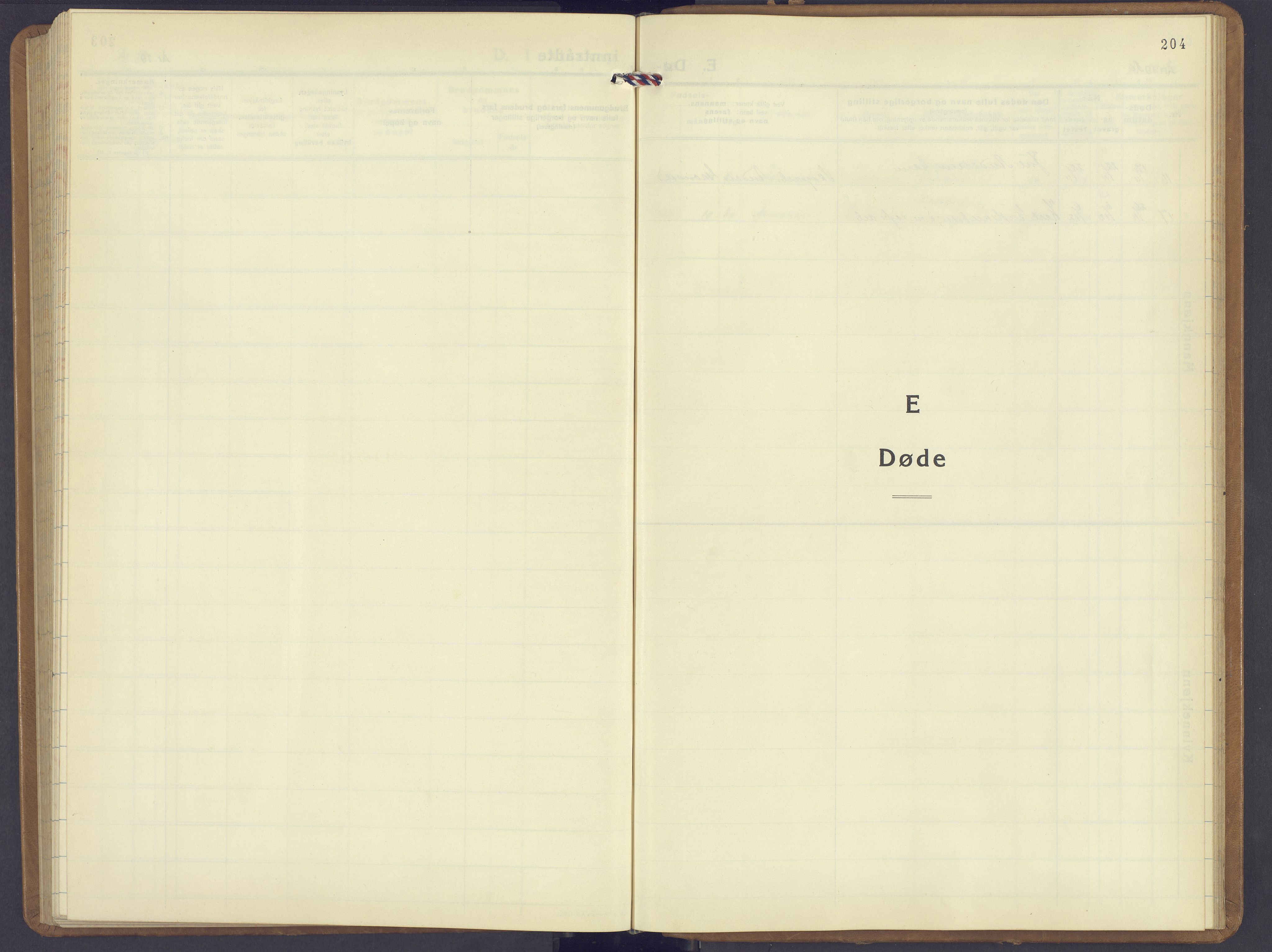 Jevnaker prestekontor, SAH/PREST-116/H/Ha/Hab/L0006: Parish register (copy) no. 6, 1930-1945, p. 204