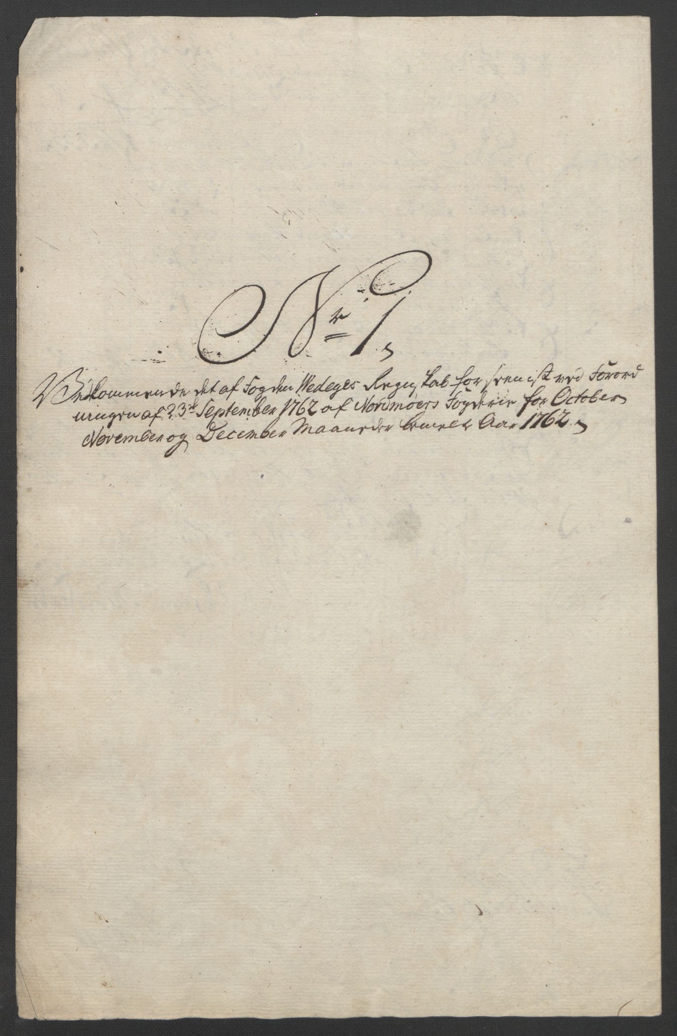 Rentekammeret inntil 1814, Reviderte regnskaper, Fogderegnskap, AV/RA-EA-4092/R56/L3841: Ekstraskatten Nordmøre, 1762-1763, p. 162