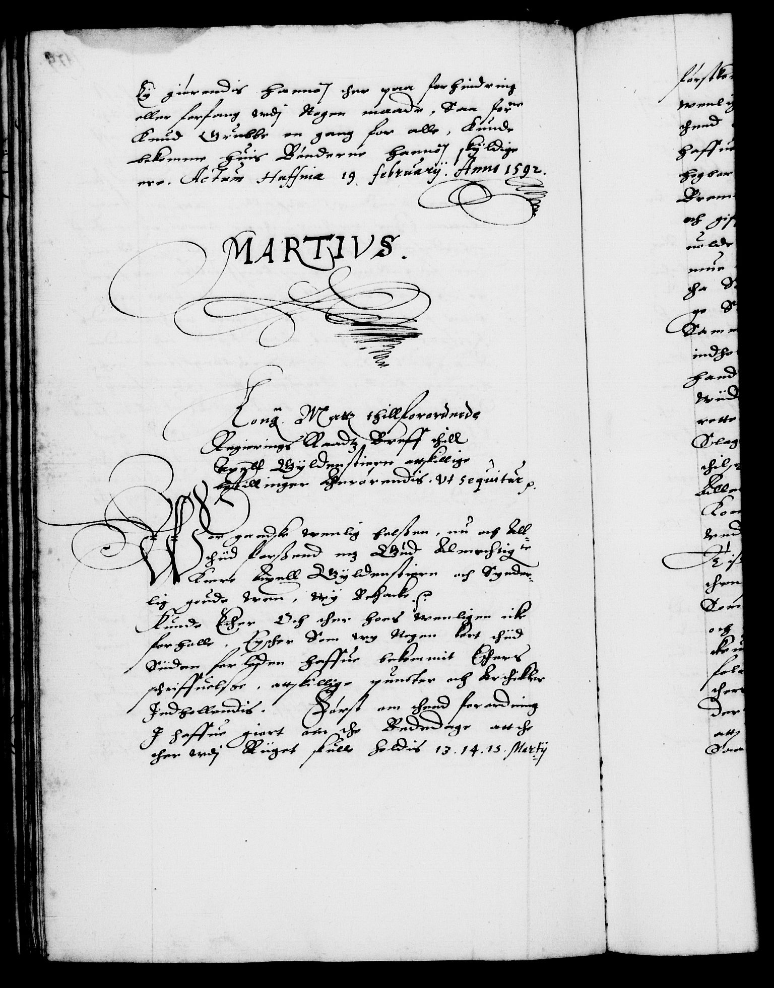 Danske Kanselli 1572-1799, AV/RA-EA-3023/F/Fc/Fca/Fcab/L0002: Norske tegnelser (mikrofilm), 1588-1596, p. 169b