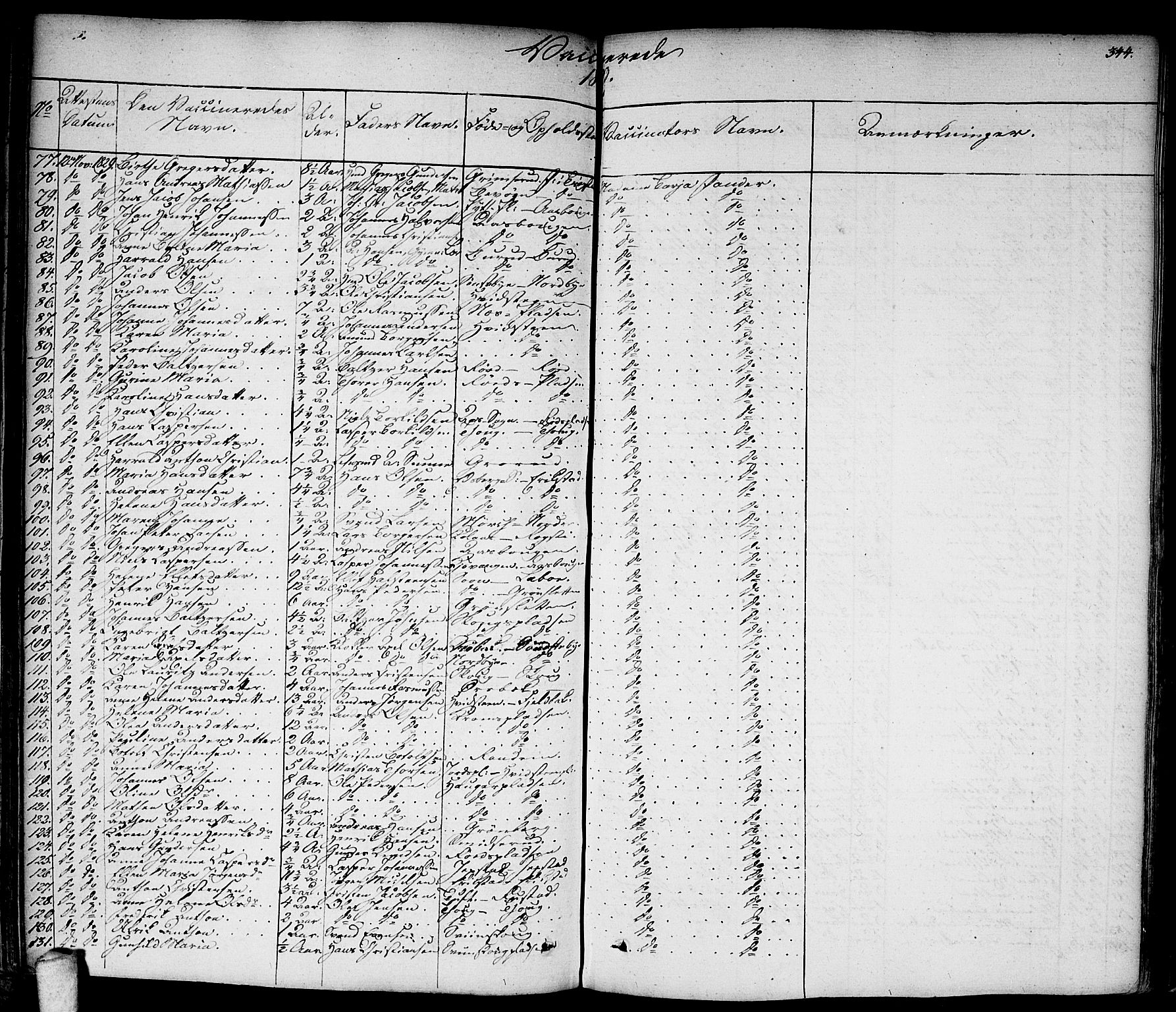 Vestby prestekontor Kirkebøker, AV/SAO-A-10893/F/Fa/L0006: Parish register (official) no. I 6, 1827-1849, p. 344