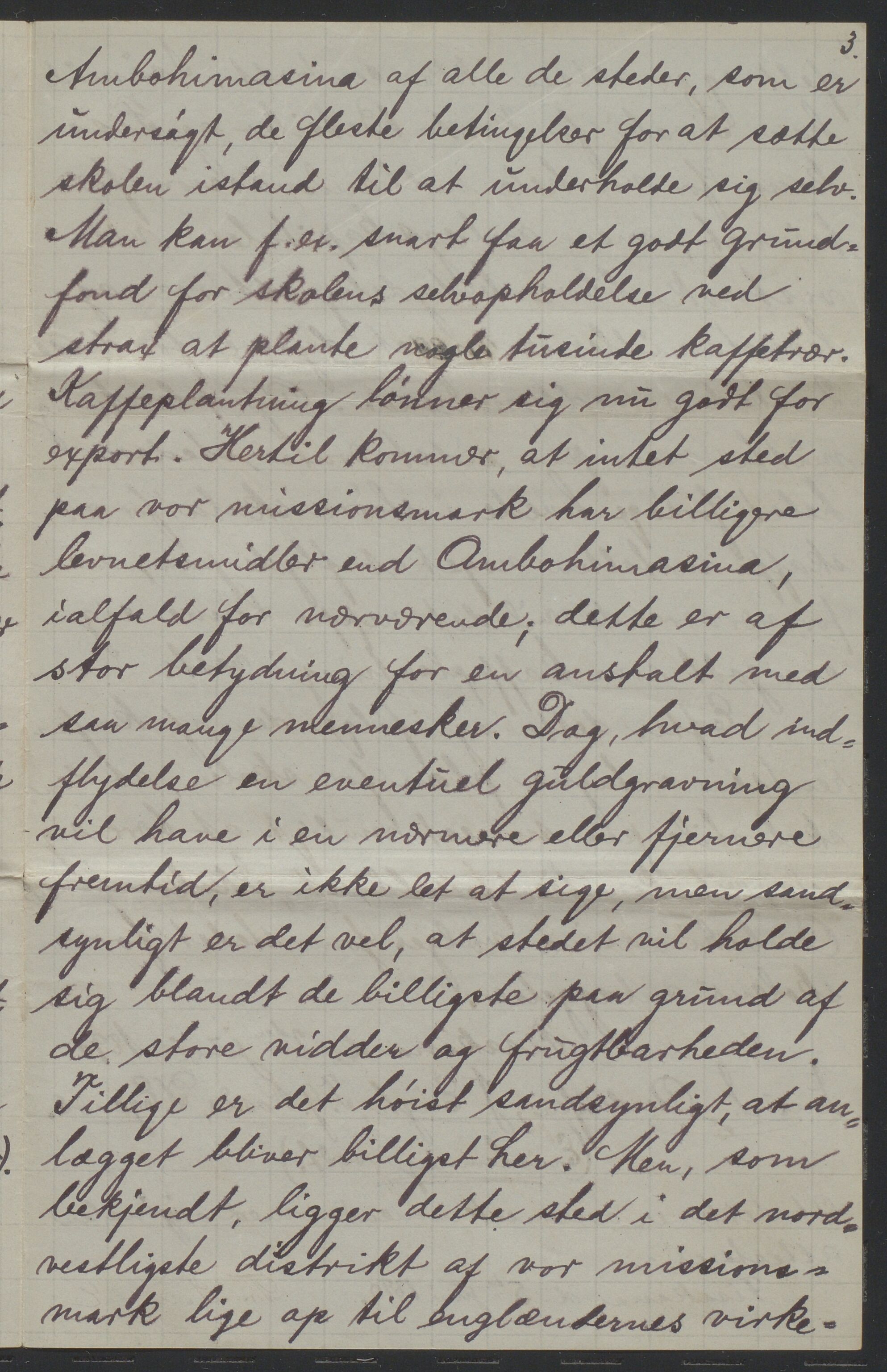 Det Norske Misjonsselskap - hovedadministrasjonen, VID/MA-A-1045/D/Da/Daa/L0037/0010: Konferansereferat og årsberetninger / Konferansereferat fra Madagaskar Innland, budsjettforslag for 1890., 1889, p. 3