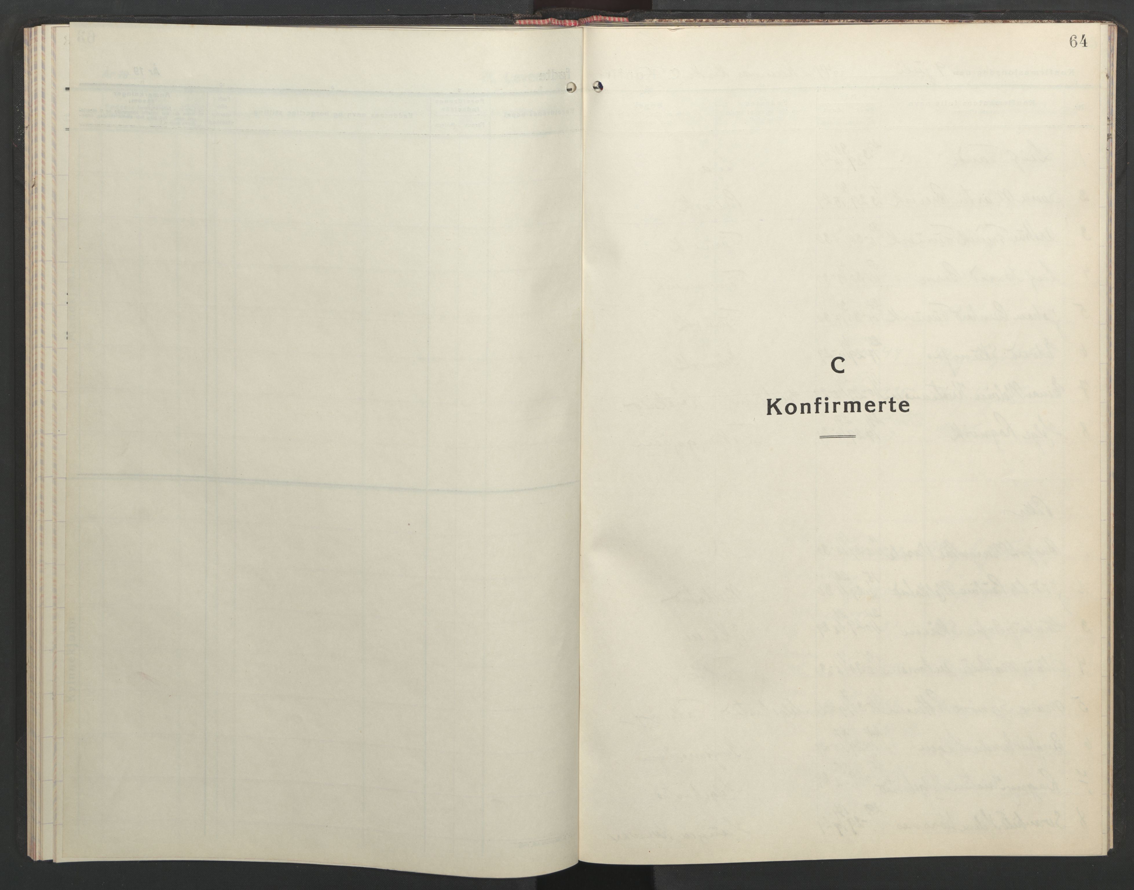 Ministerialprotokoller, klokkerbøker og fødselsregistre - Sør-Trøndelag, SAT/A-1456/635/L0556: Parish register (copy) no. 635C04, 1943-1945, p. 64