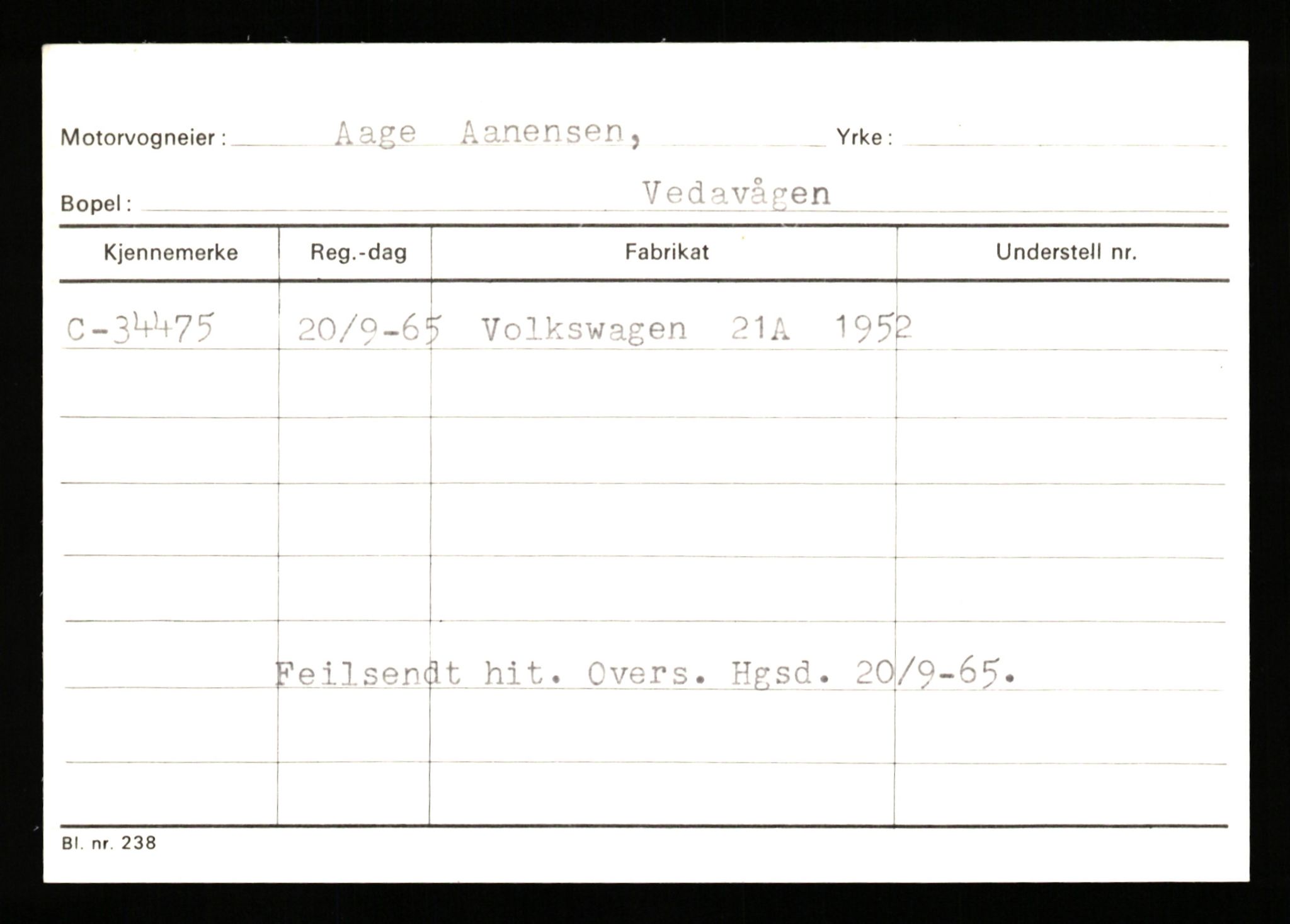 Stavanger trafikkstasjon, AV/SAST-A-101942/0/G/L0006: Registreringsnummer: 34250 - 49007, 1930-1971, p. 69