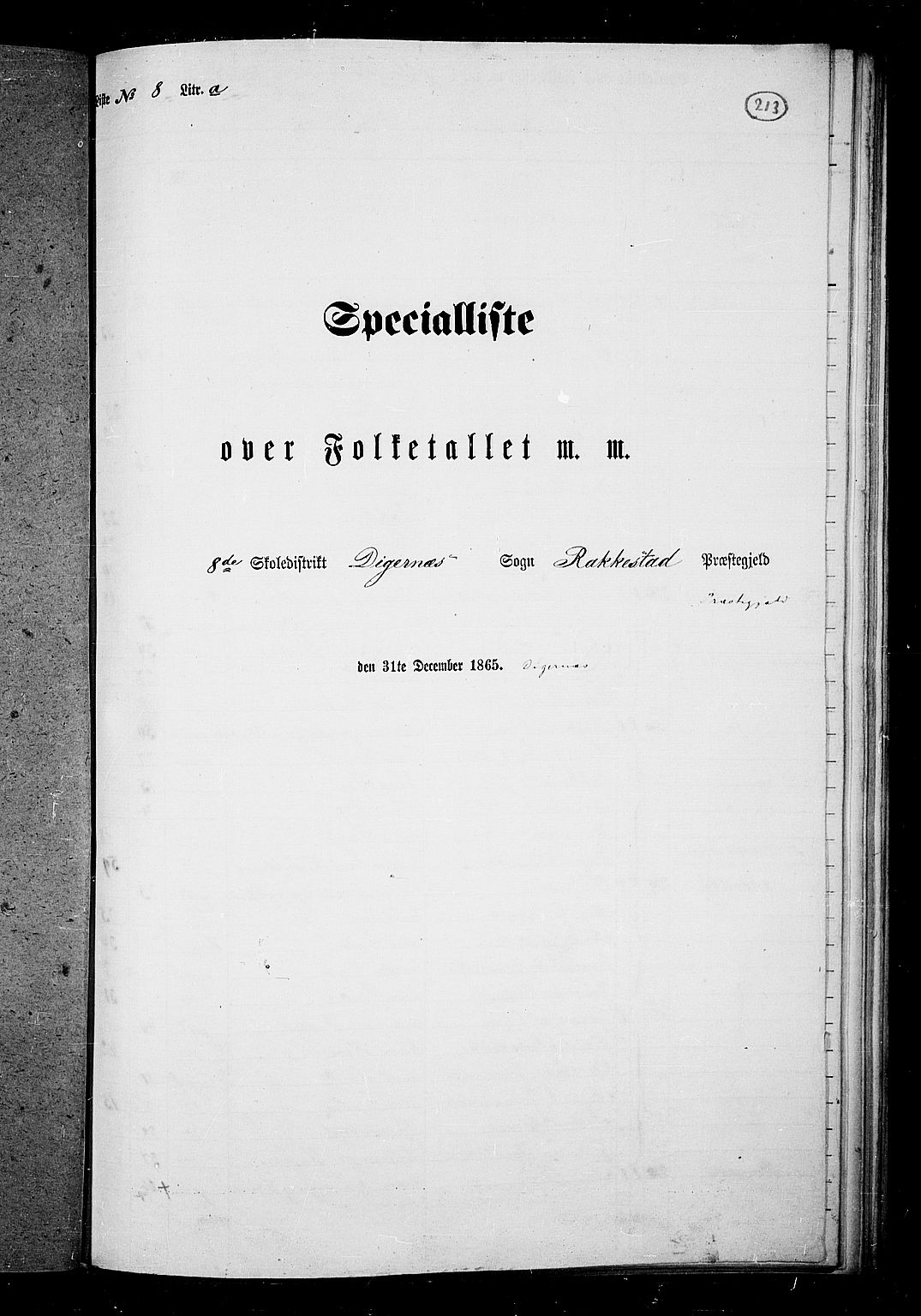 RA, 1865 census for Rakkestad, 1865, p. 204